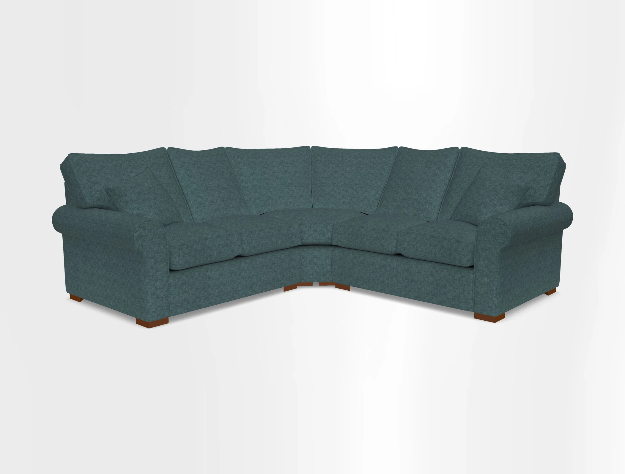 Upperton Corner Sofa RHF & LHF in Two Tone Plain Biscuit  - Loose cover option available