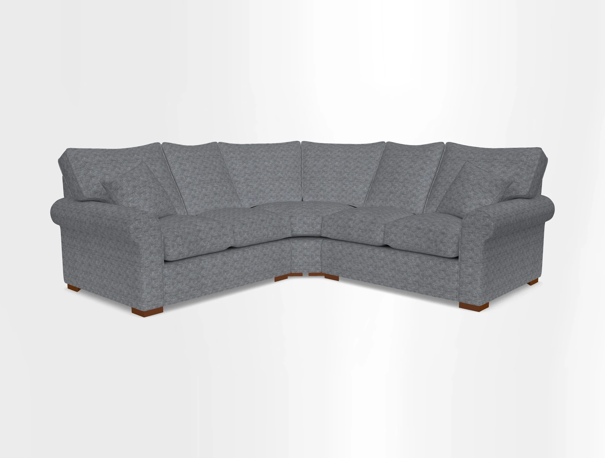 Upperton Corner Sofa RHF & LHF in Two Tone Plain Biscuit  - Loose cover option available