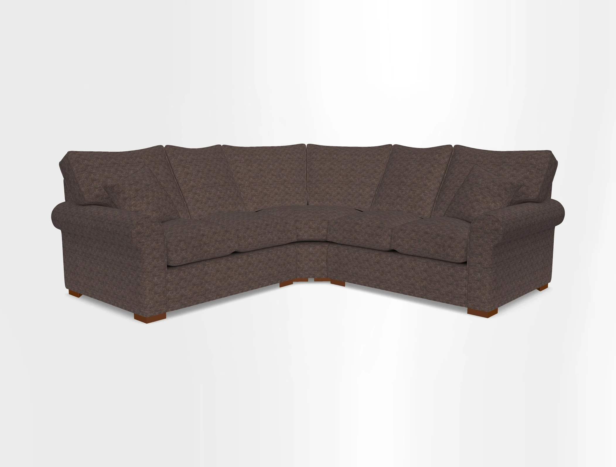 Upperton Corner Sofa RHF & LHF in Two Tone Plain Biscuit  - Loose cover option available