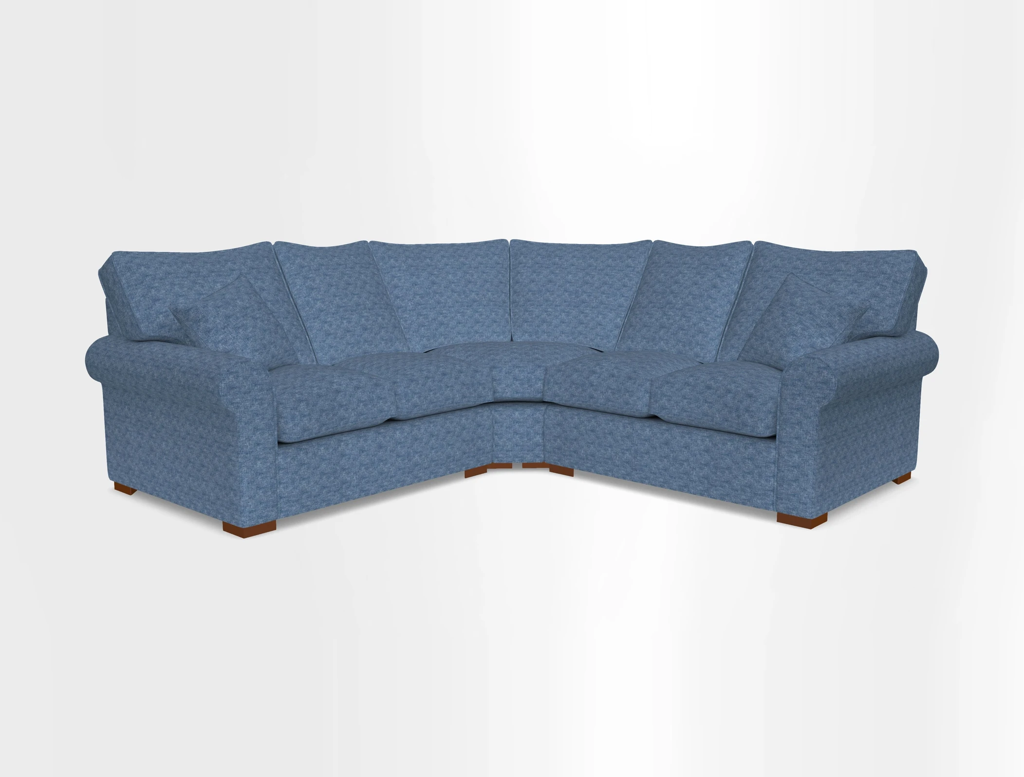 Upperton Corner Sofa RHF & LHF in Two Tone Plain Biscuit  - Loose cover option available