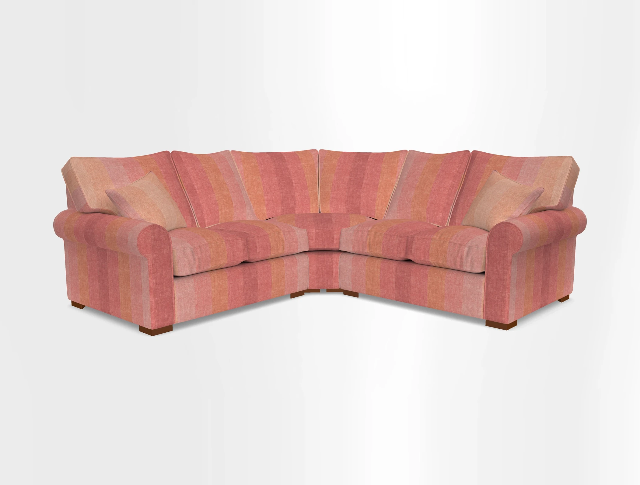 Upperton Corner Sofa RHF & LHF in Two Tone Plain Biscuit  - Loose cover option available