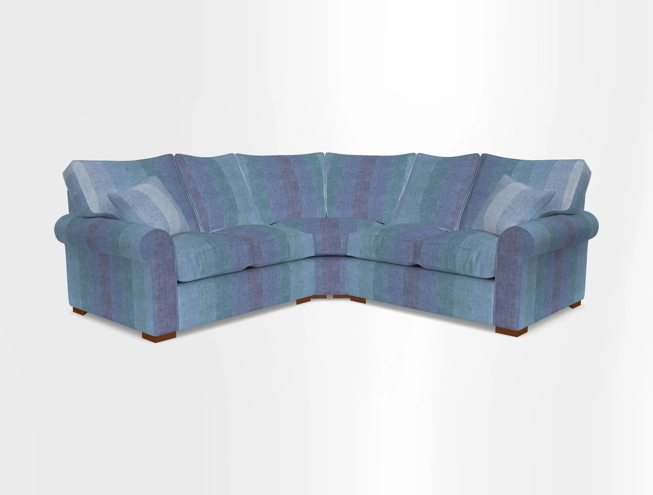 Upperton Corner Sofa RHF & LHF in Two Tone Plain Biscuit  - Loose cover option available
