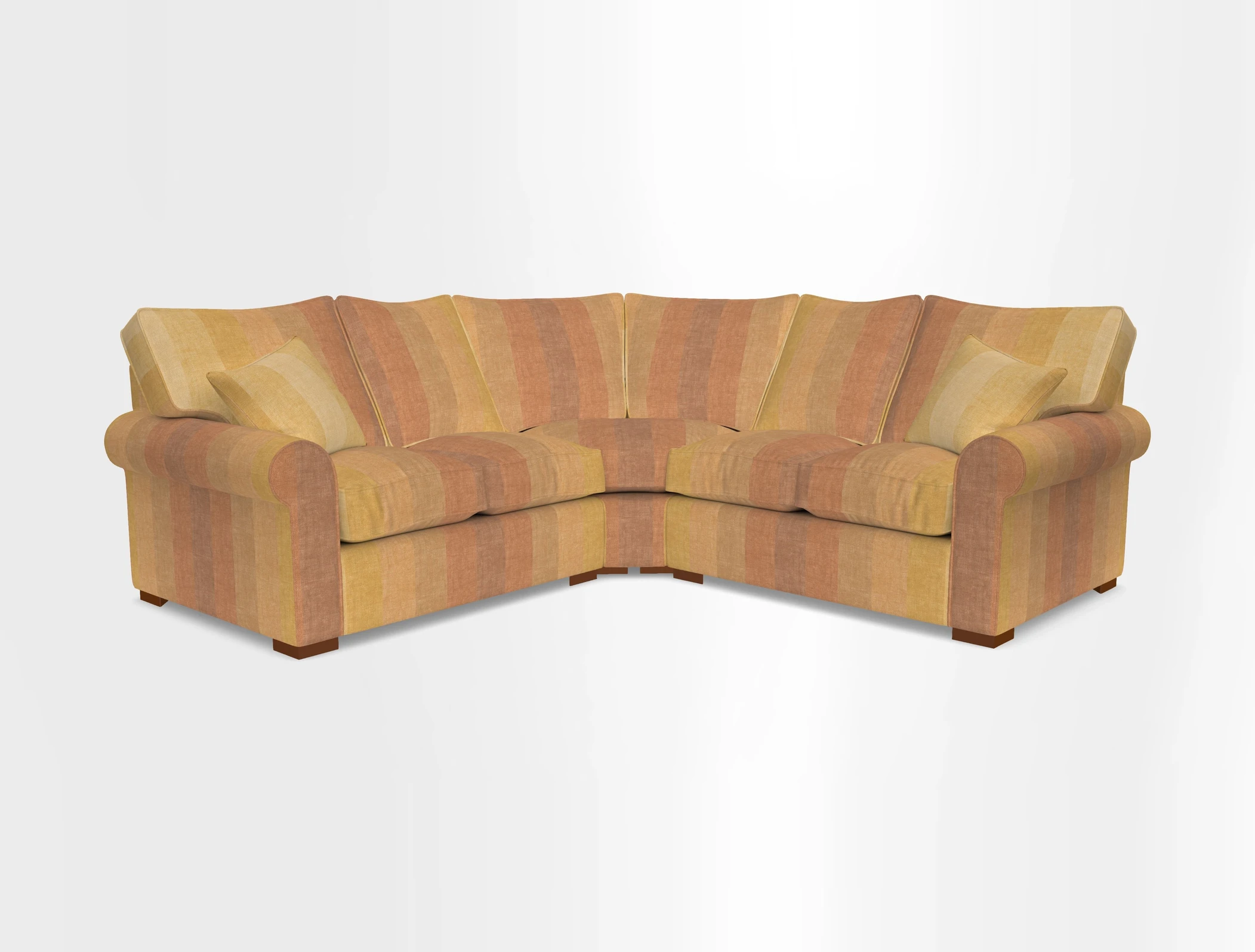 Upperton Corner Sofa RHF & LHF in Two Tone Plain Biscuit  - Loose cover option available