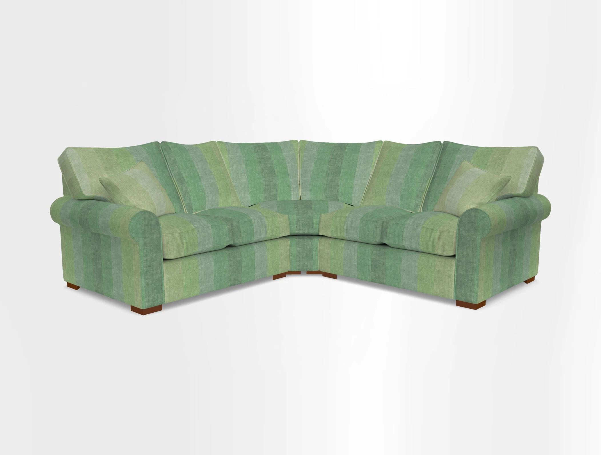Upperton Corner Sofa RHF & LHF in Two Tone Plain Biscuit  - Loose cover option available
