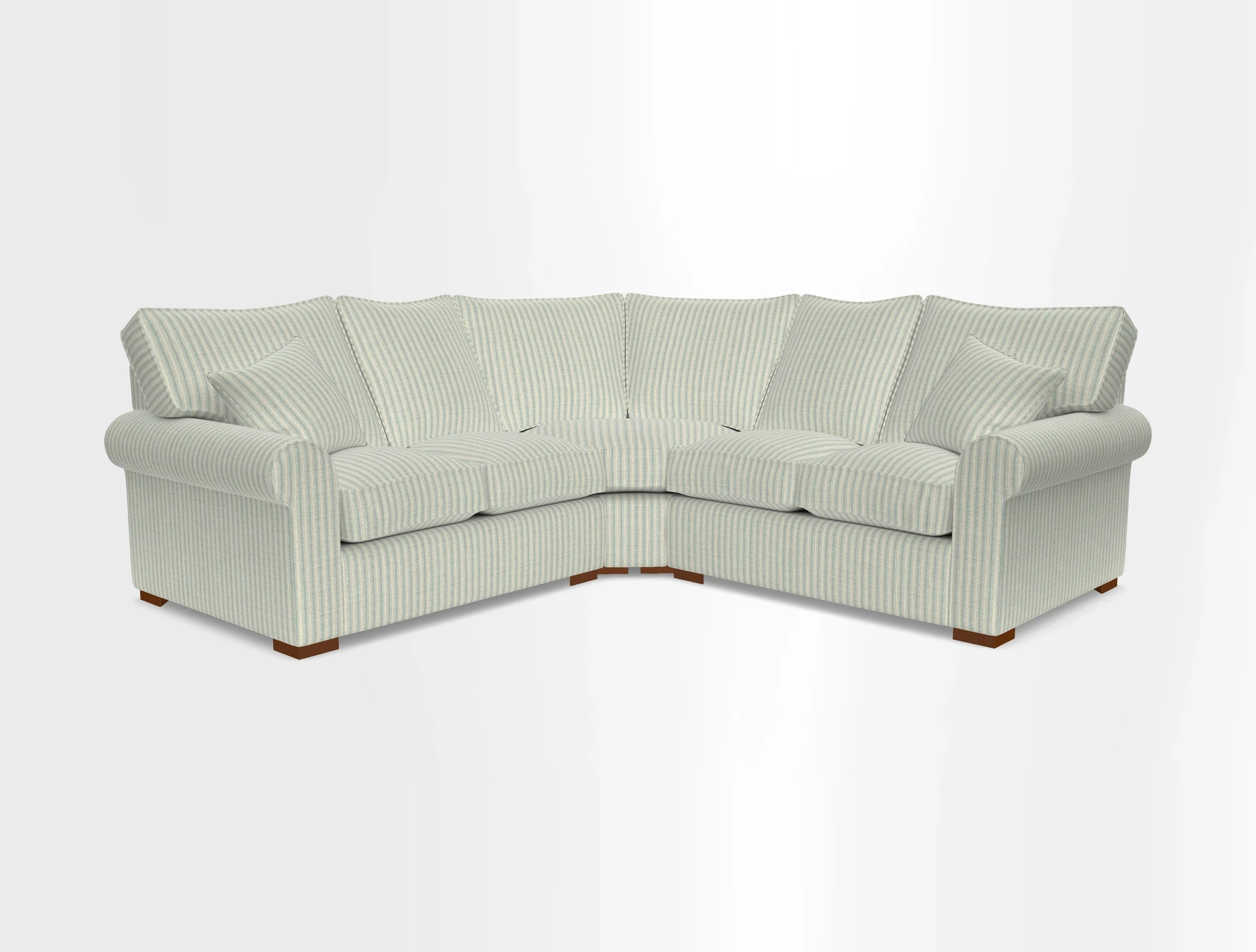 Upperton Corner Sofa RHF & LHF in Two Tone Plain Biscuit  - Loose cover option available