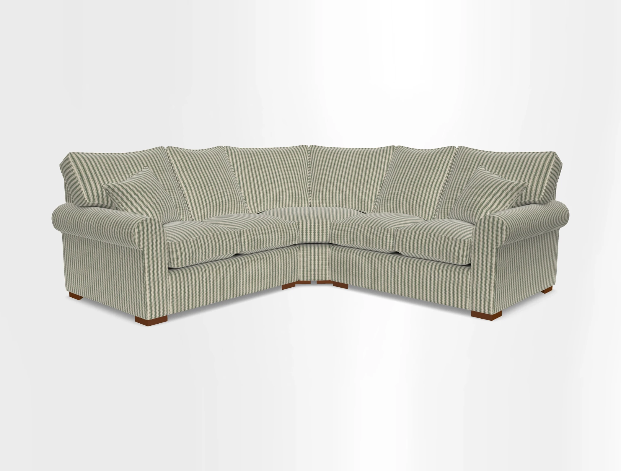 Upperton Corner Sofa RHF & LHF in Two Tone Plain Biscuit  - Loose cover option available