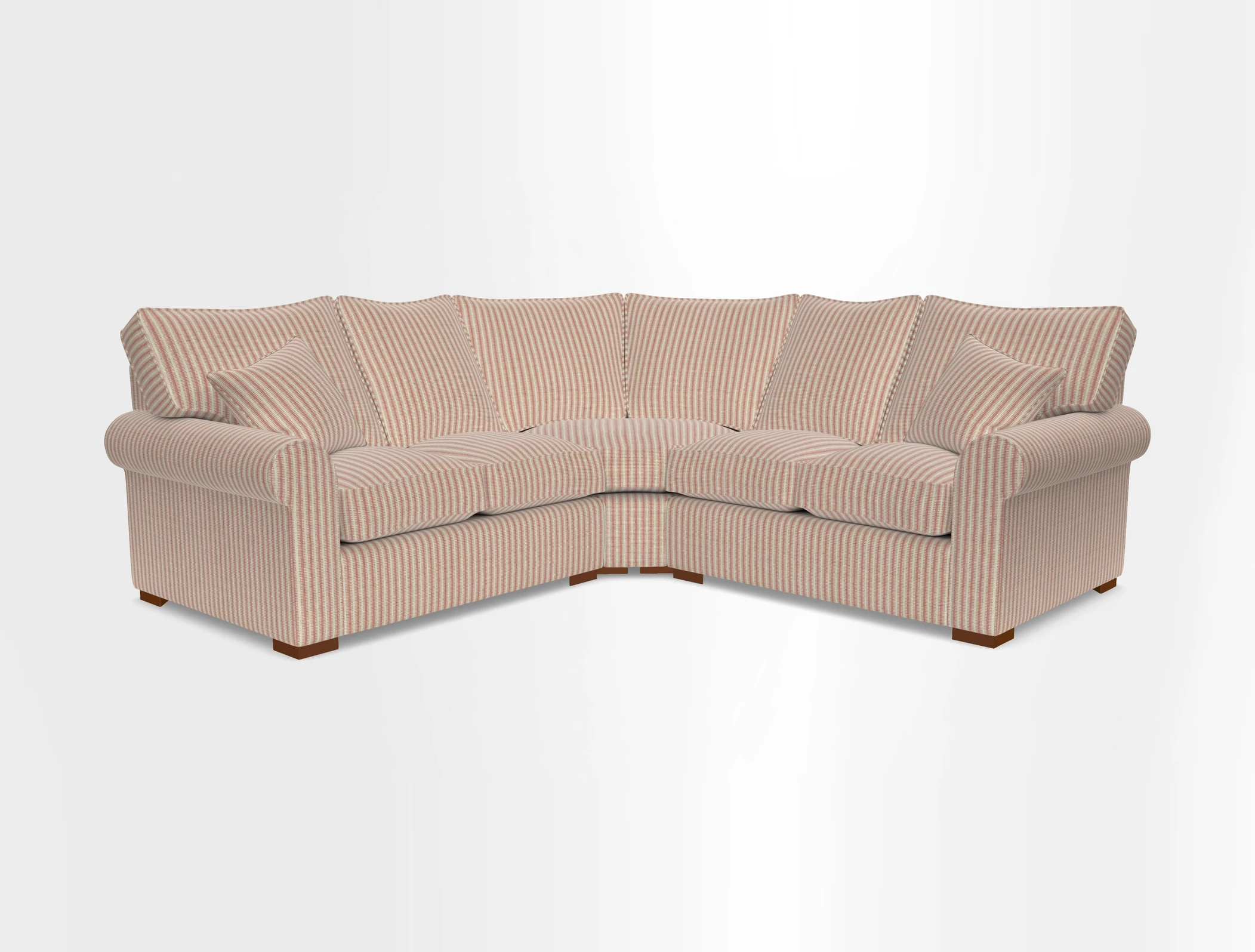 Upperton Corner Sofa RHF & LHF in Two Tone Plain Biscuit  - Loose cover option available