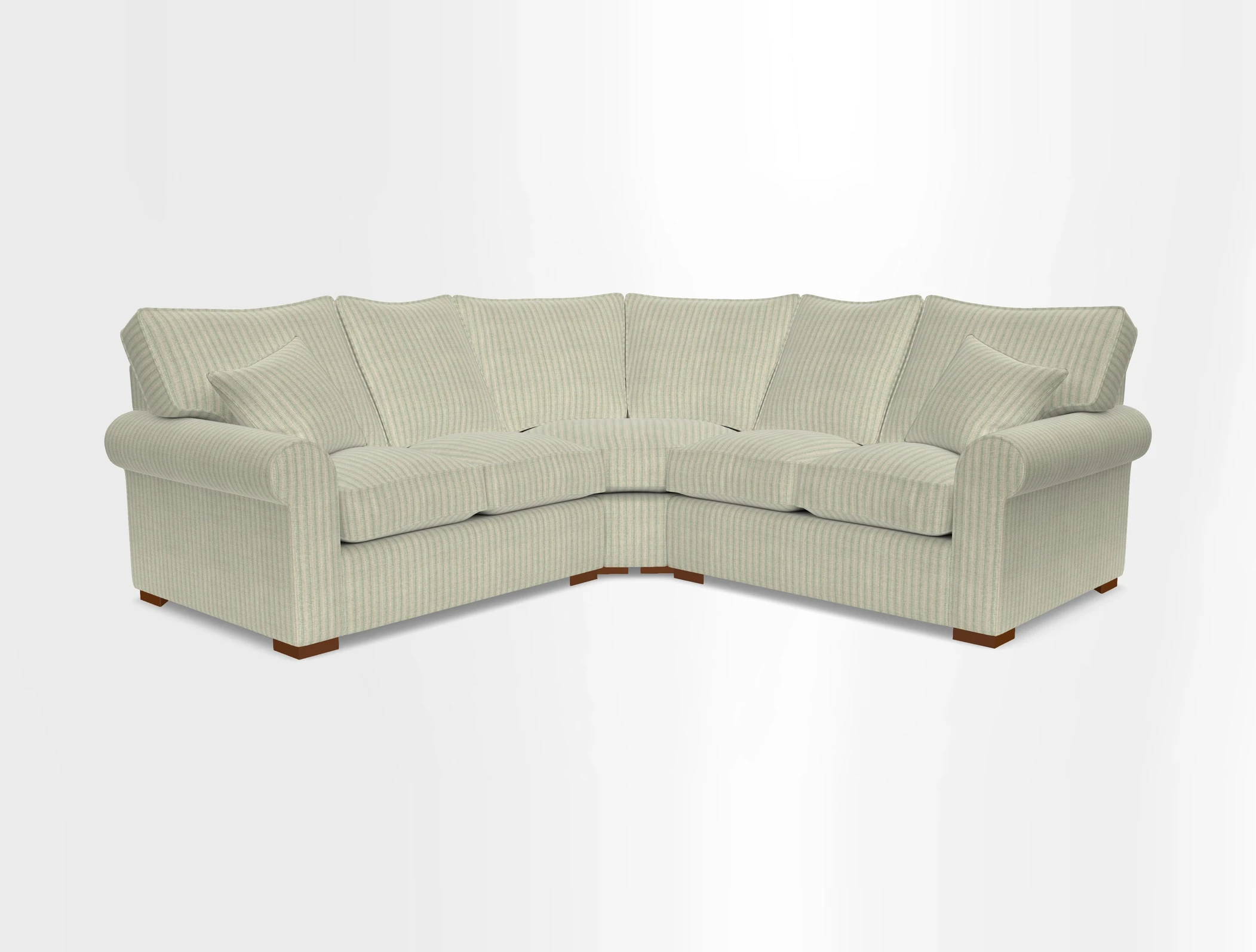 Upperton Corner Sofa RHF & LHF in Two Tone Plain Biscuit  - Loose cover option available