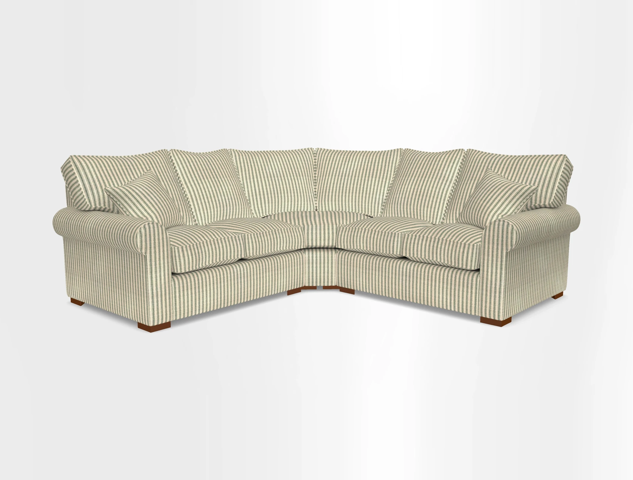 Upperton Corner Sofa RHF & LHF in Two Tone Plain Biscuit  - Loose cover option available