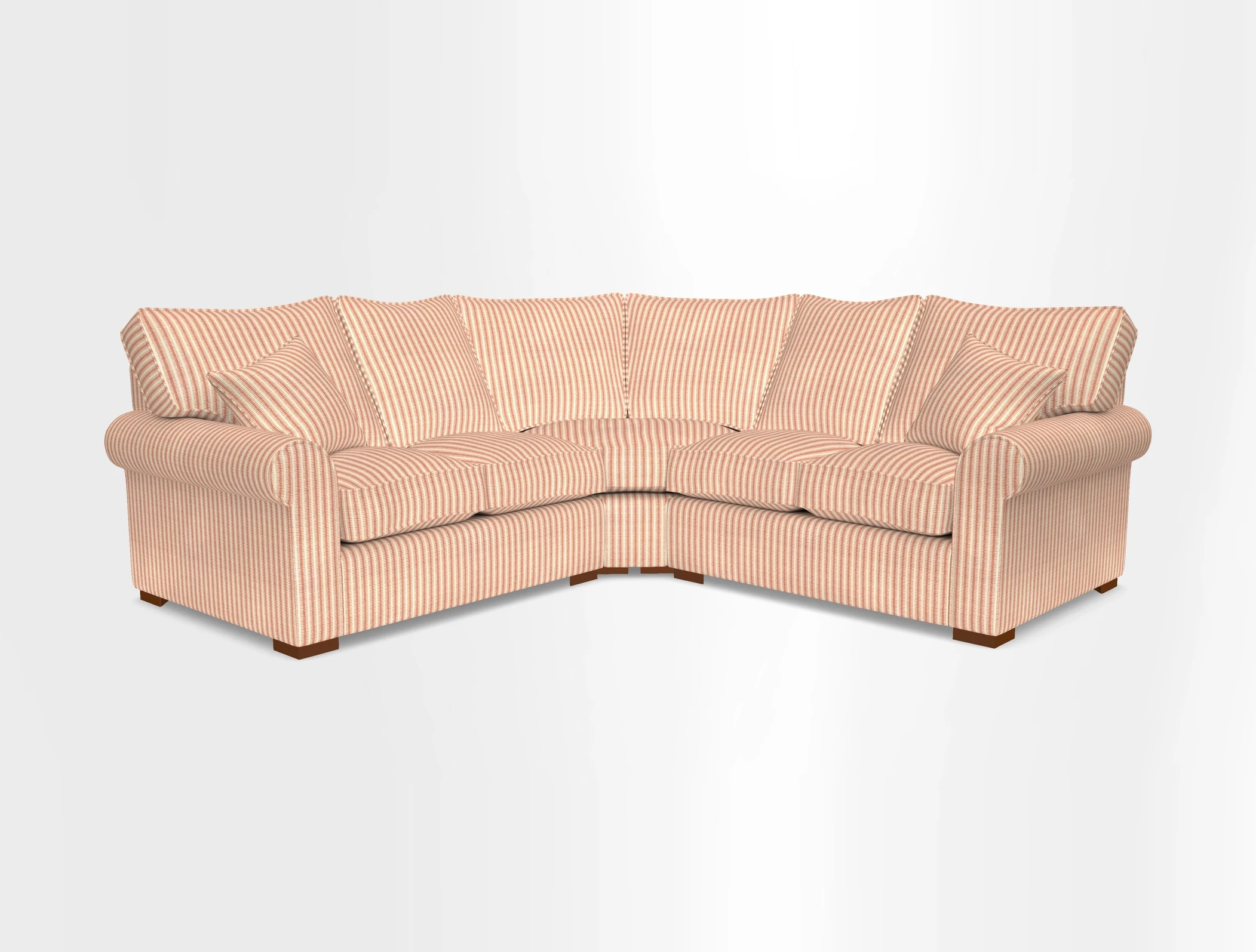 Upperton Corner Sofa RHF & LHF in Two Tone Plain Biscuit  - Loose cover option available