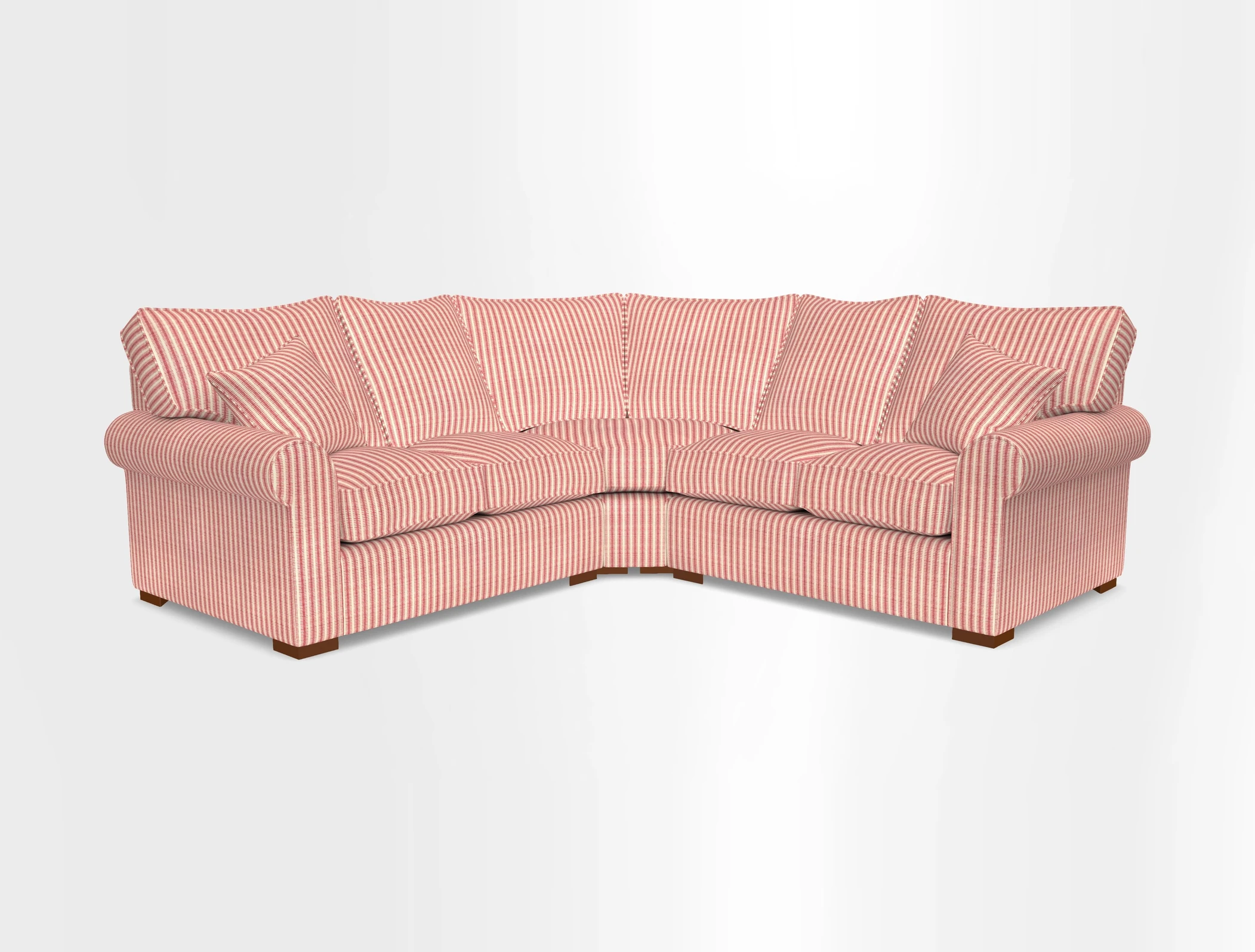 Upperton Corner Sofa RHF & LHF in Two Tone Plain Biscuit  - Loose cover option available