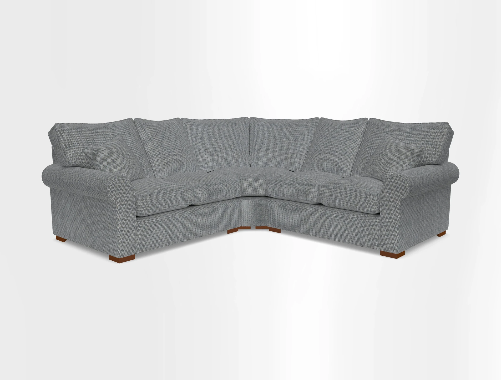 Upperton Corner Sofa RHF & LHF in Two Tone Plain Biscuit  - Loose cover option available