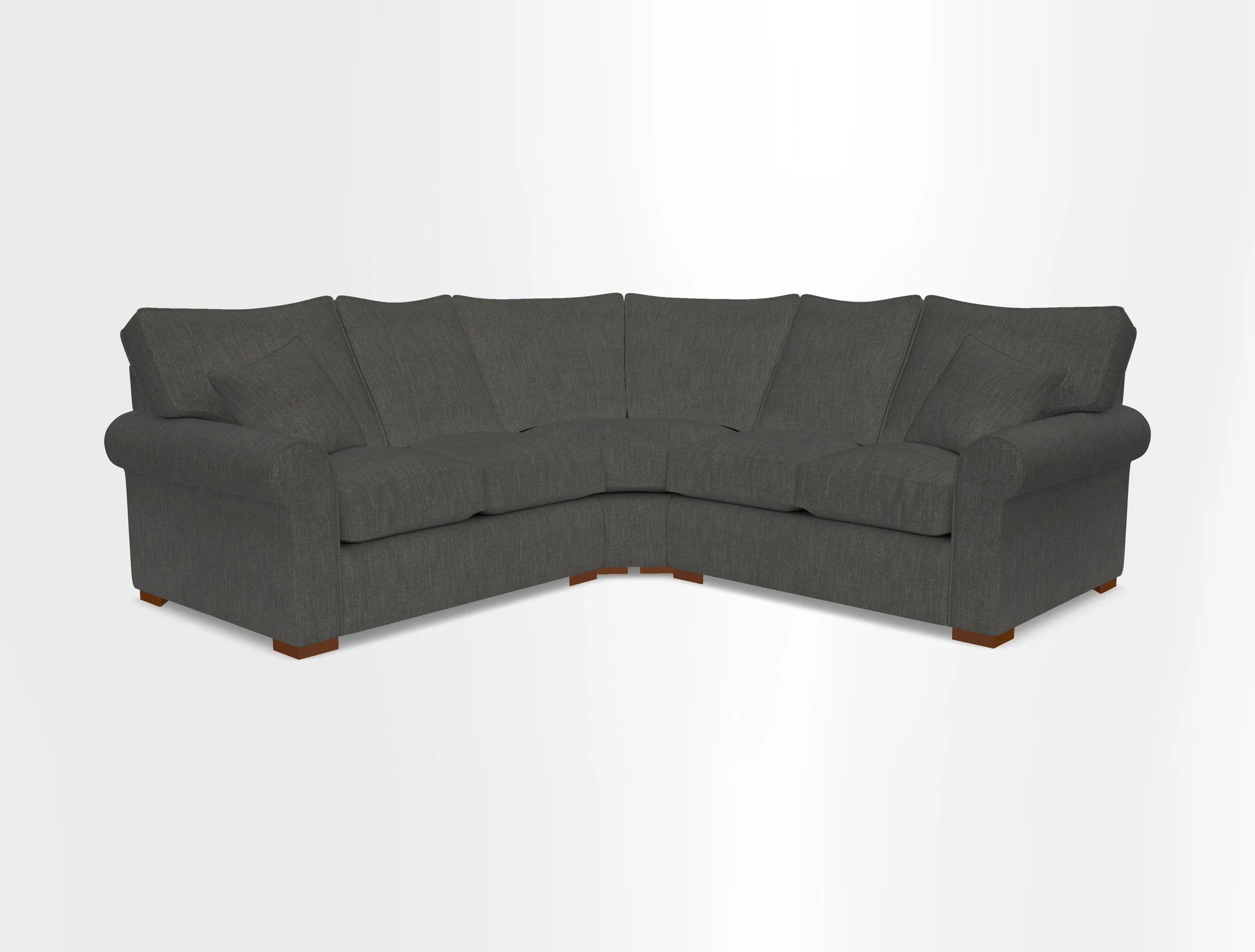 Upperton Corner Sofa RHF & LHF in Two Tone Plain Biscuit  - Loose cover option available