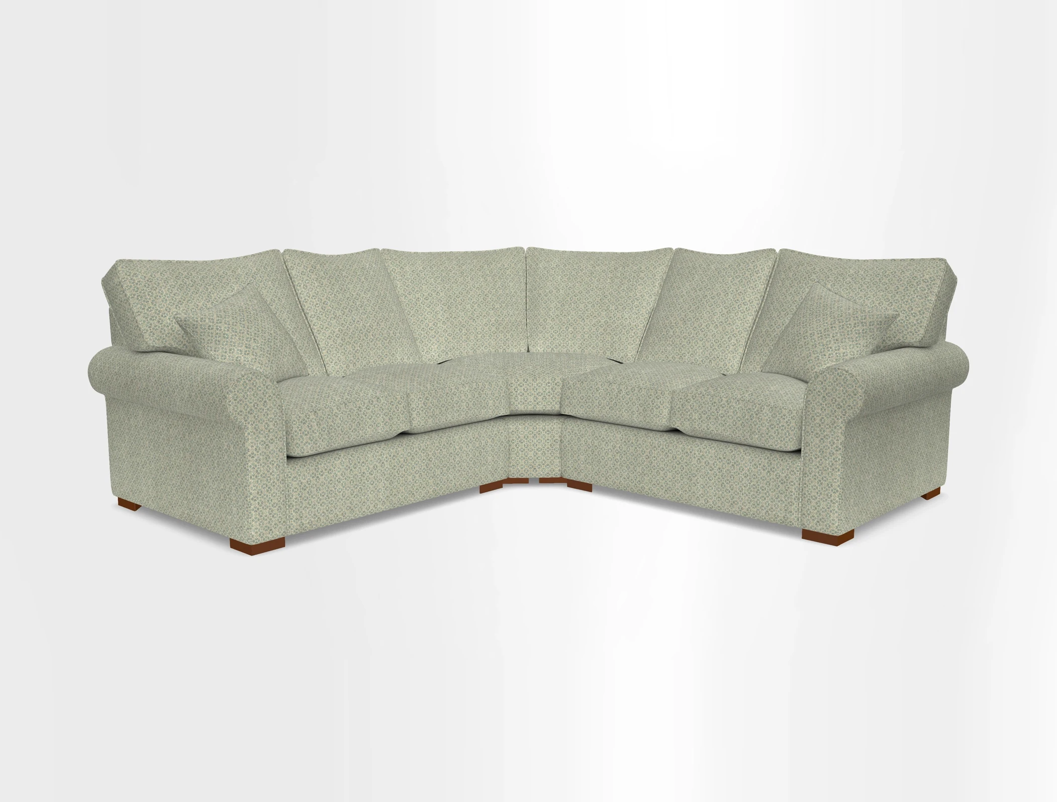 Upperton Corner Sofa RHF & LHF in Two Tone Plain Biscuit  - Loose cover option available