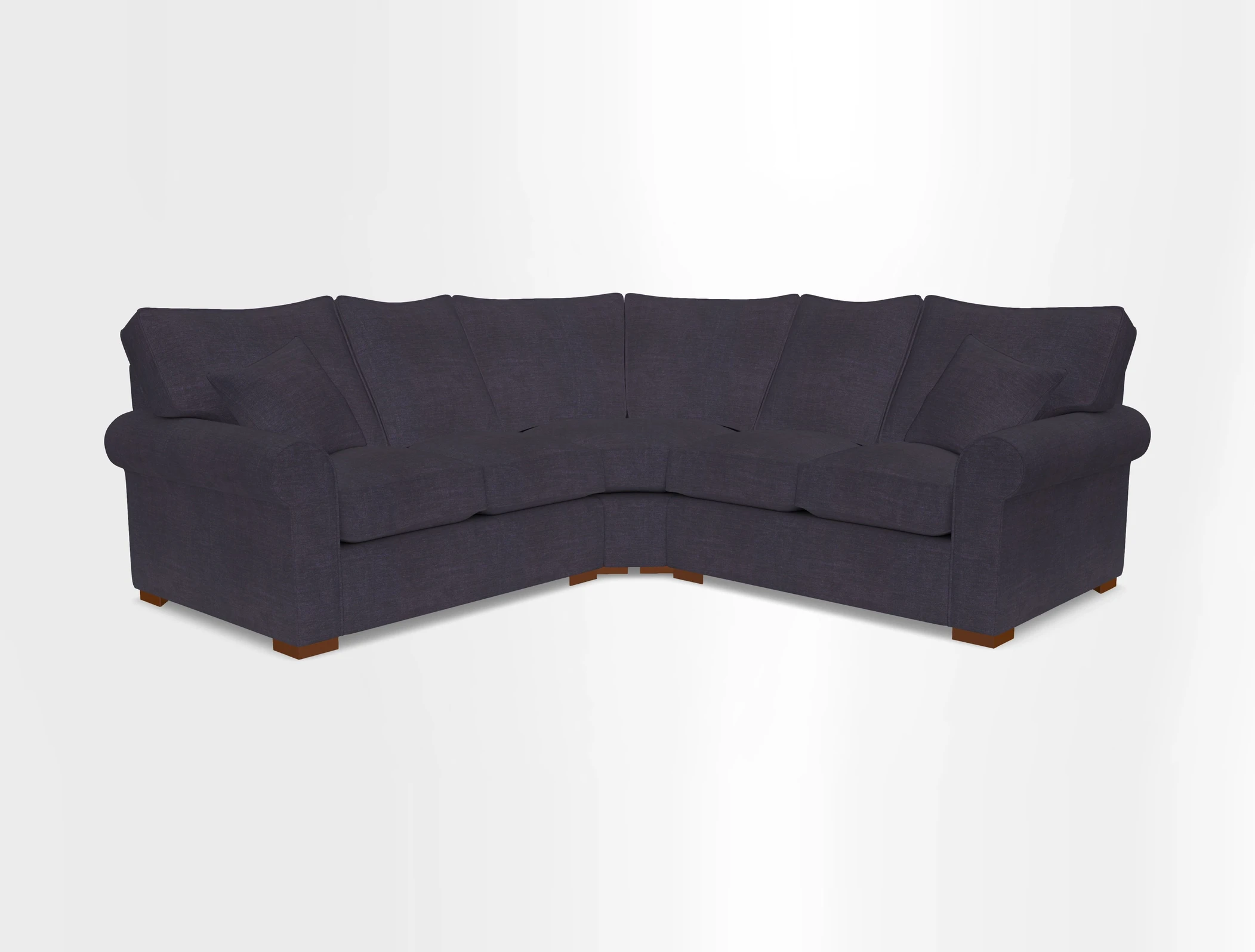 Upperton Corner Sofa RHF & LHF in Two Tone Plain Biscuit  - Loose cover option available