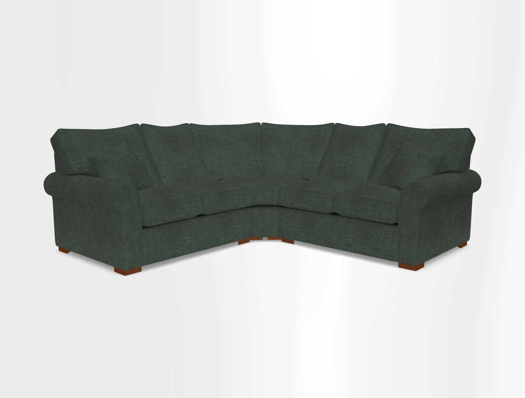 Upperton Corner Sofa RHF & LHF in Two Tone Plain Biscuit  - Loose cover option available