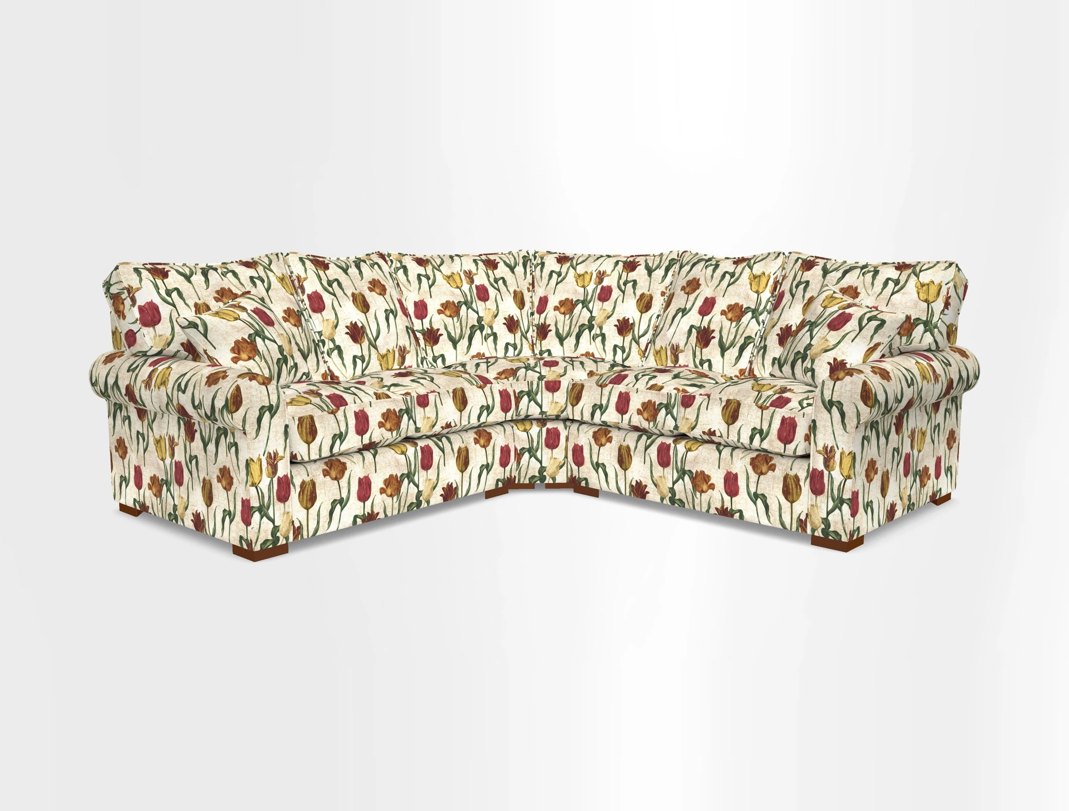 Upperton Corner Sofa RHF & LHF in Two Tone Plain Biscuit  - Loose cover option available
