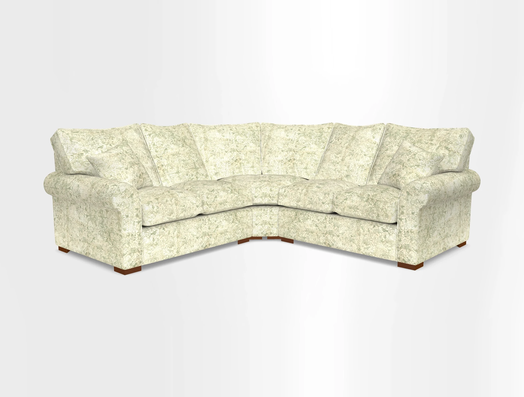 Upperton Corner Sofa RHF & LHF in Two Tone Plain Biscuit  - Loose cover option available