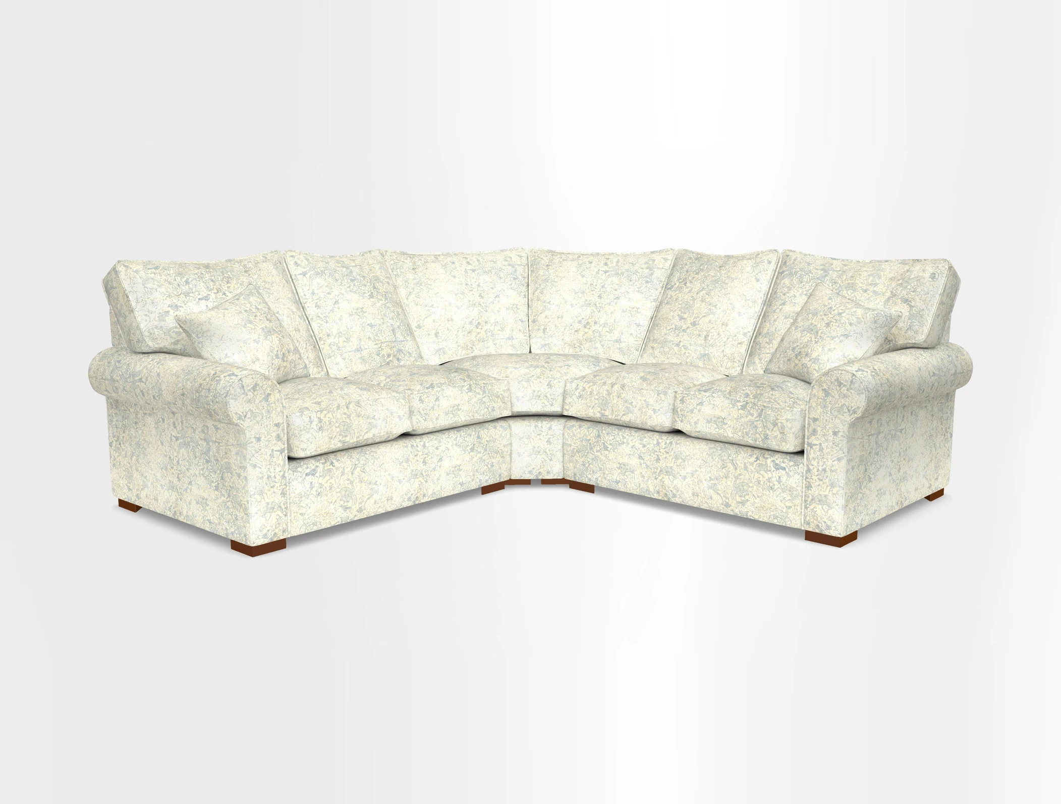 Upperton Corner Sofa RHF & LHF in Two Tone Plain Biscuit  - Loose cover option available