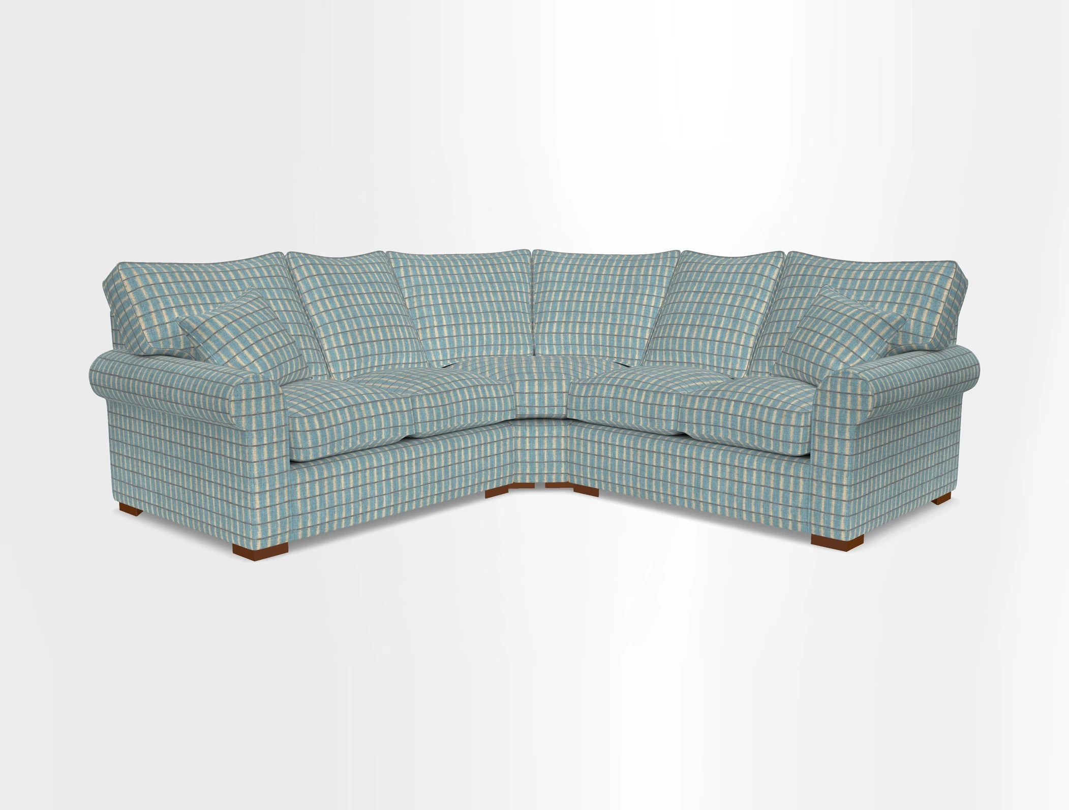 Upperton Corner Sofa RHF & LHF in Two Tone Plain Biscuit  - Loose cover option available