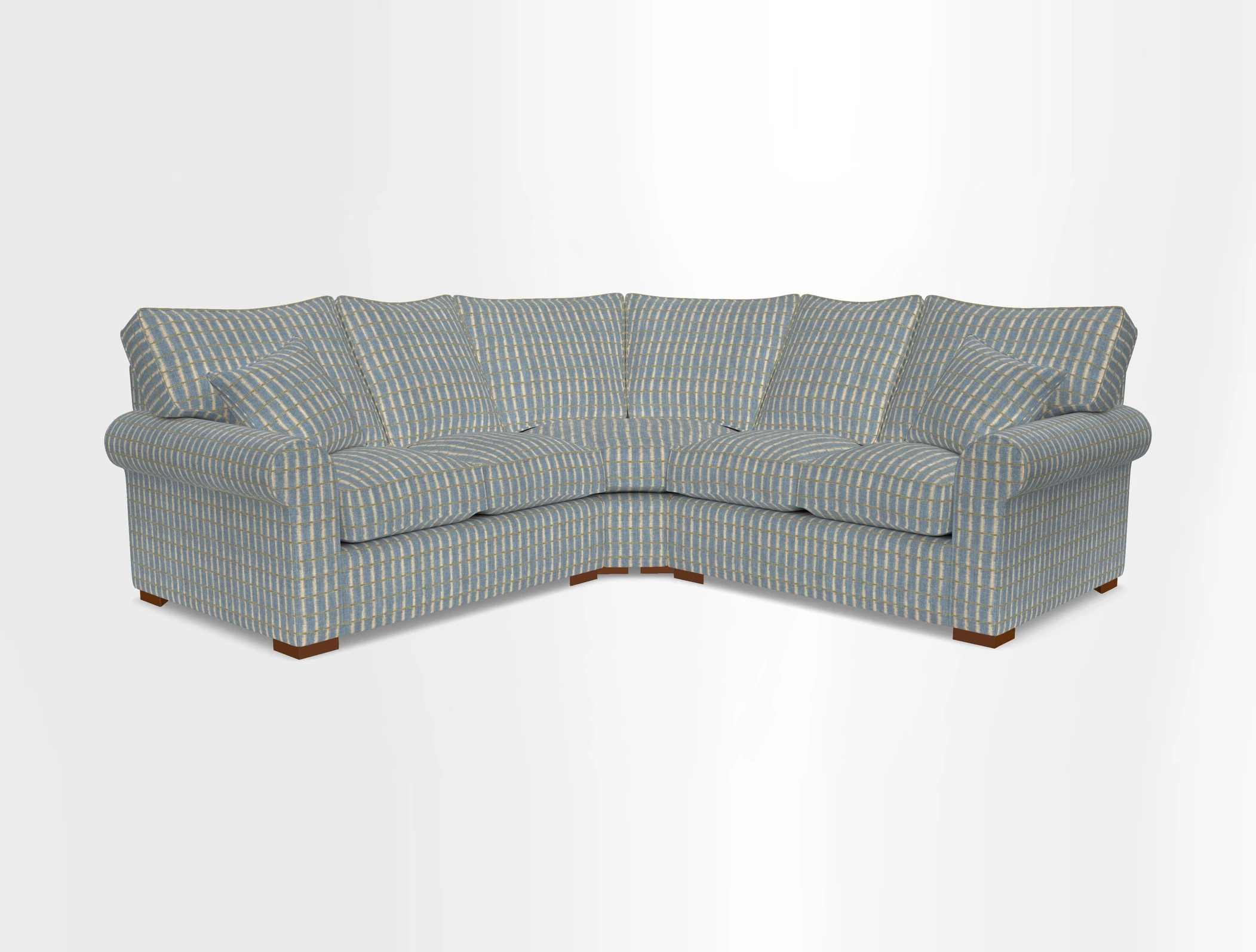Upperton Corner Sofa RHF & LHF in Two Tone Plain Biscuit  - Loose cover option available