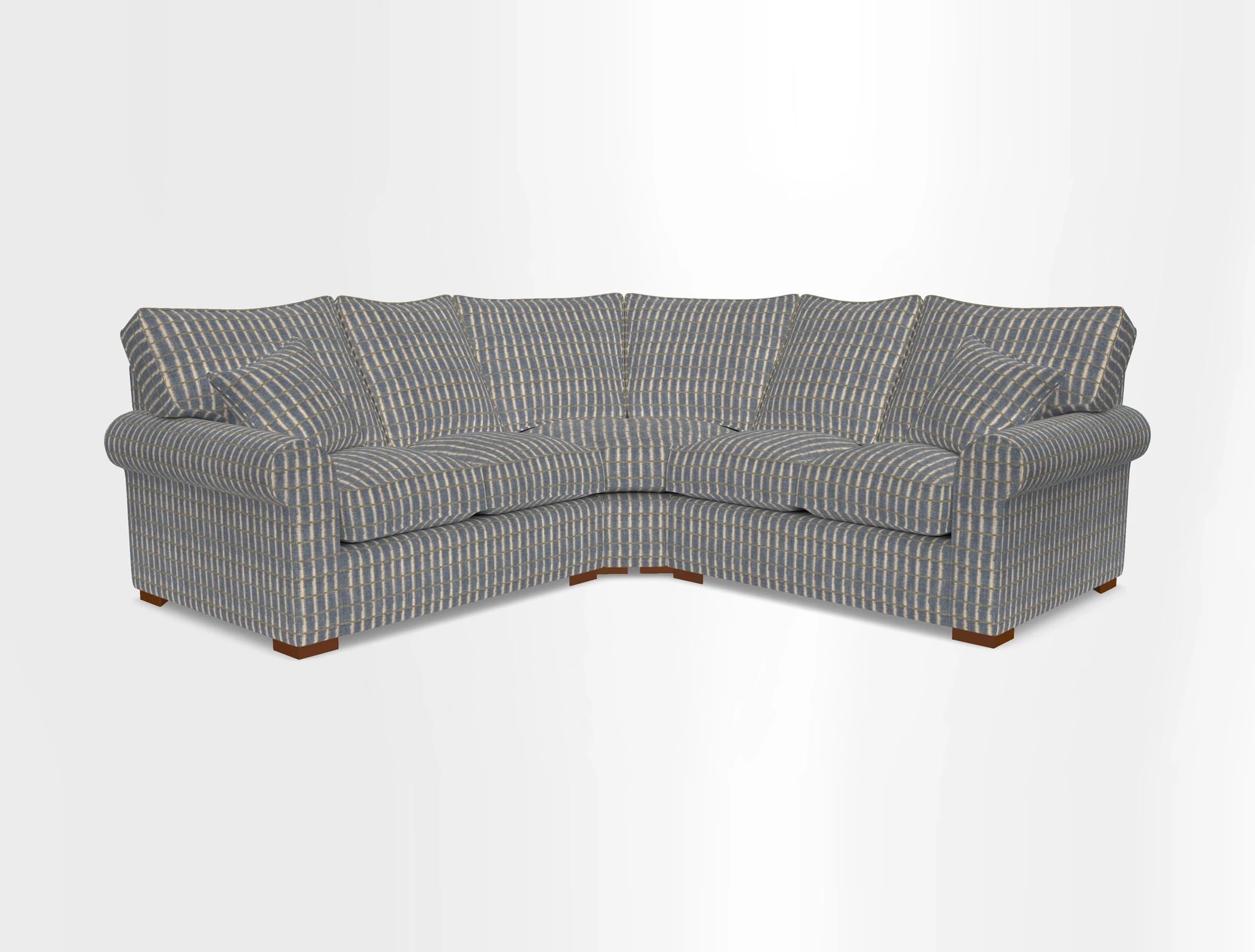 Upperton Corner Sofa RHF & LHF in Two Tone Plain Biscuit  - Loose cover option available