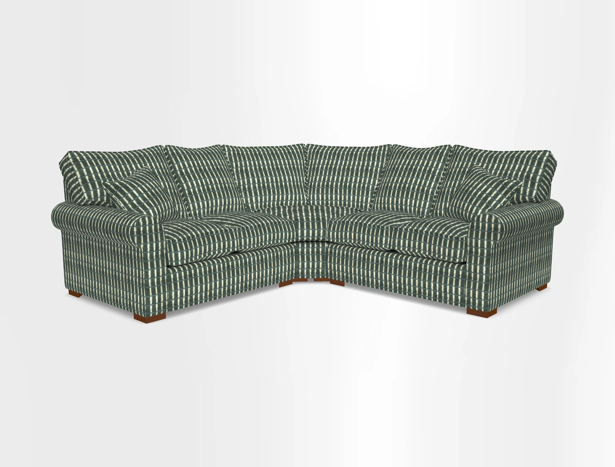 Upperton Corner Sofa RHF & LHF in Two Tone Plain Biscuit  - Loose cover option available