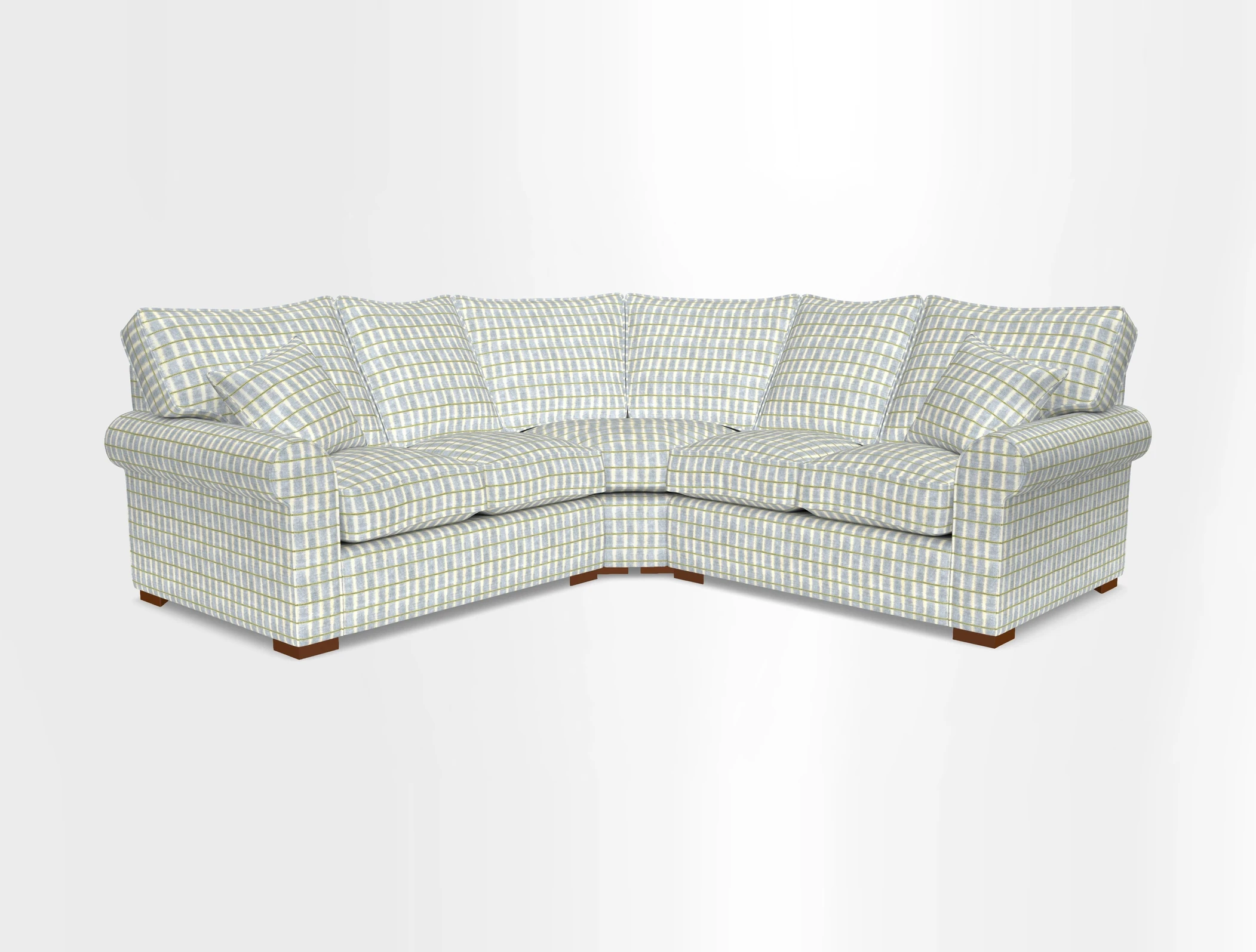 Upperton Corner Sofa RHF & LHF in Two Tone Plain Biscuit  - Loose cover option available