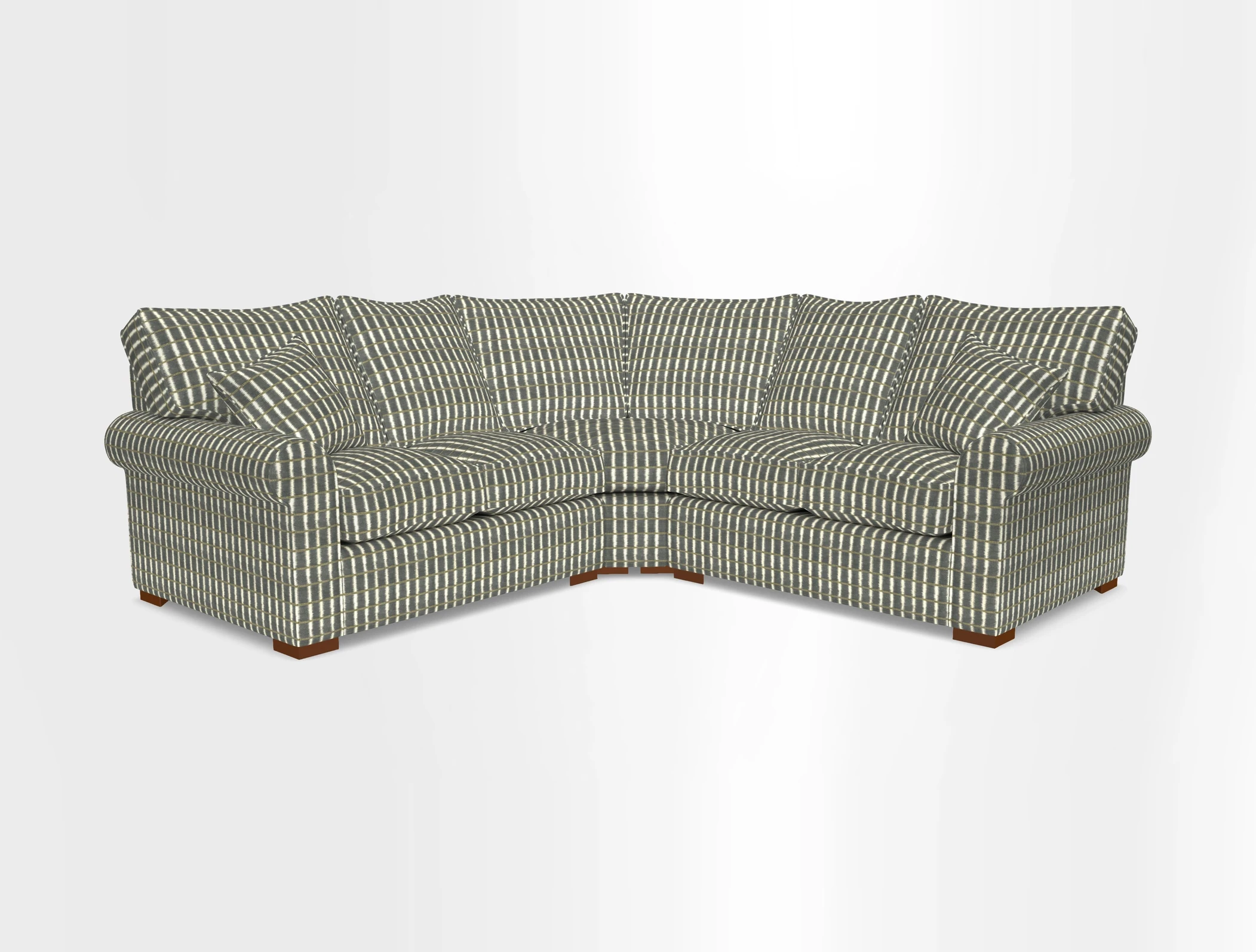 Upperton Corner Sofa RHF & LHF in Two Tone Plain Biscuit  - Loose cover option available
