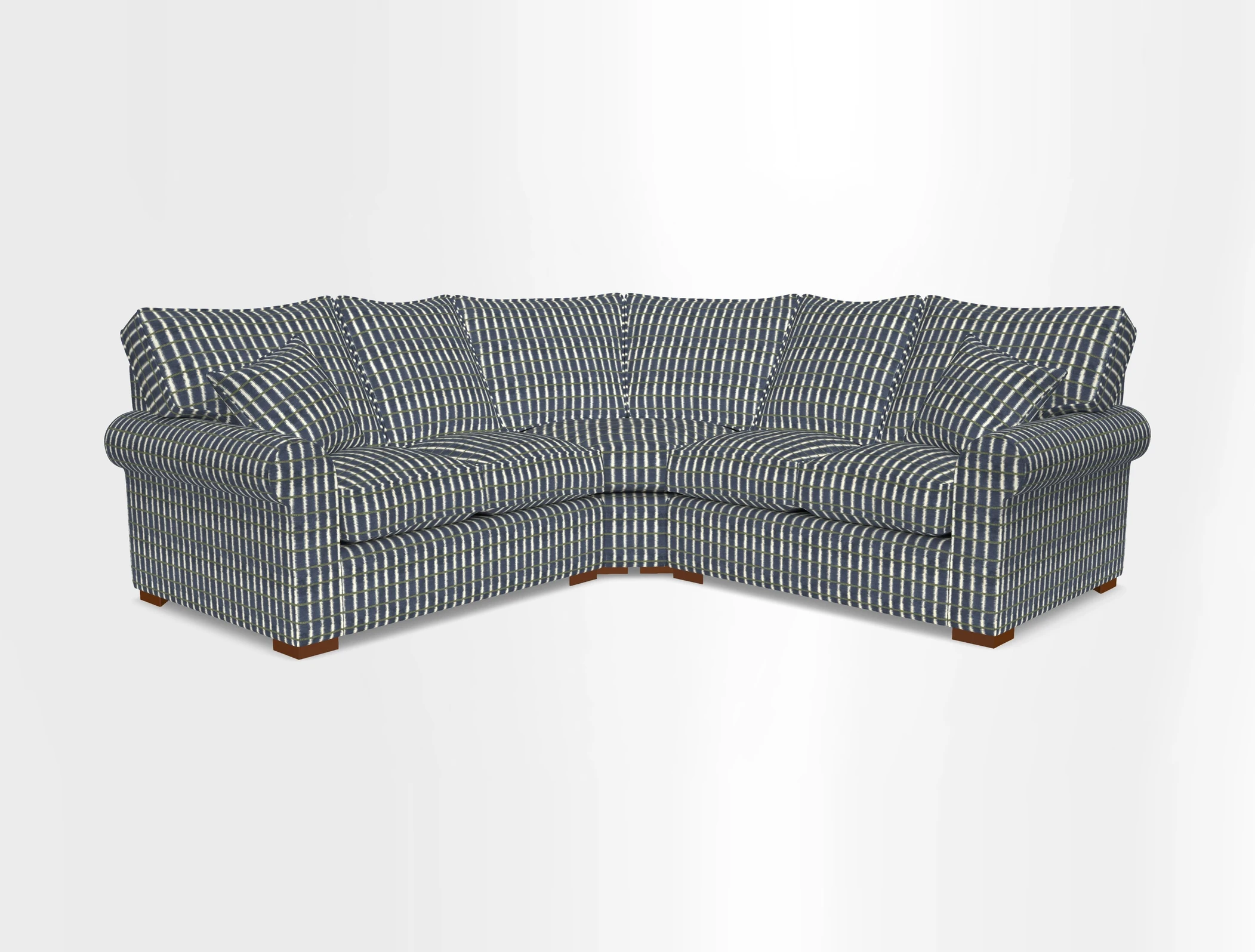 Upperton Corner Sofa RHF & LHF in Two Tone Plain Biscuit  - Loose cover option available