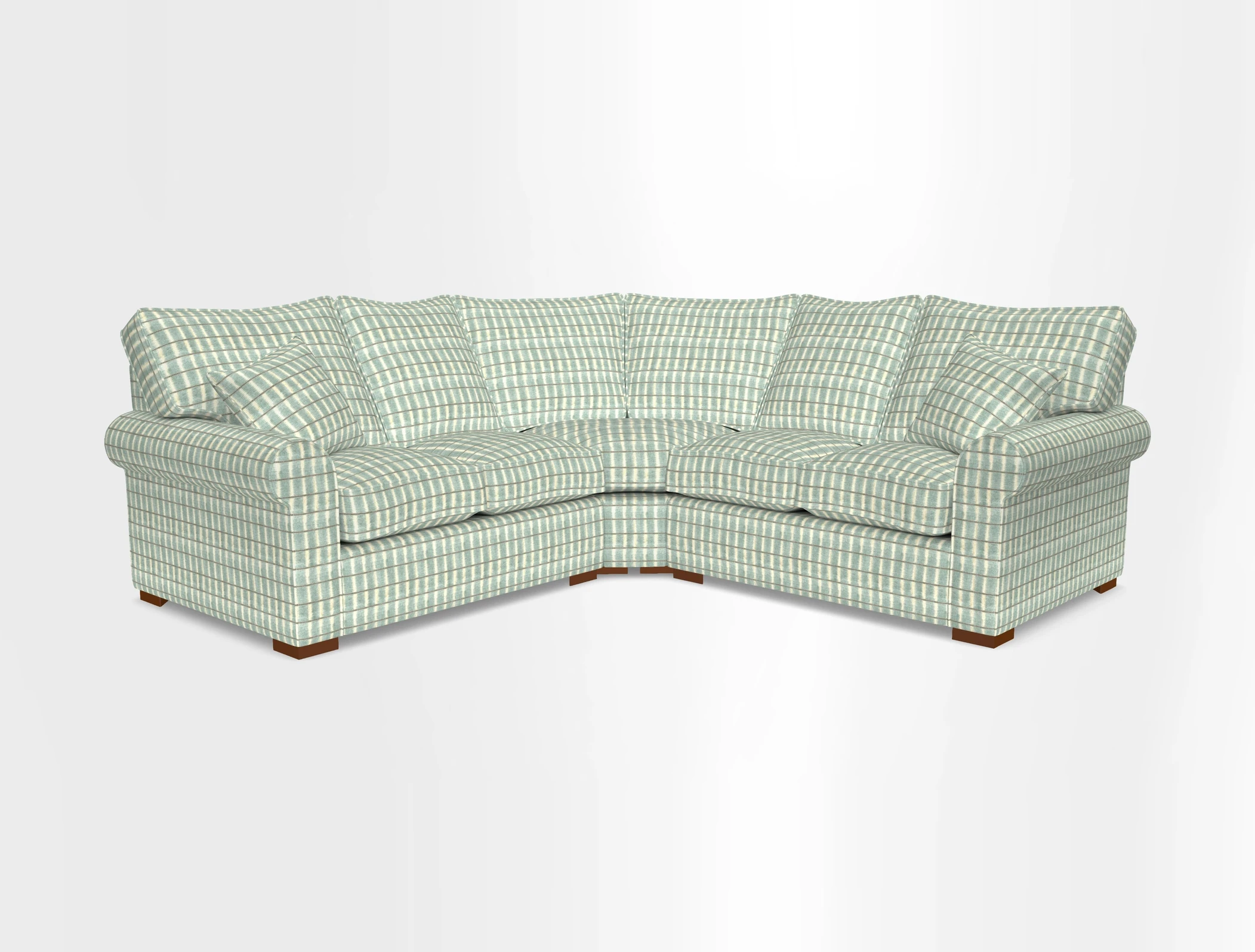 Upperton Corner Sofa RHF & LHF in Two Tone Plain Biscuit  - Loose cover option available