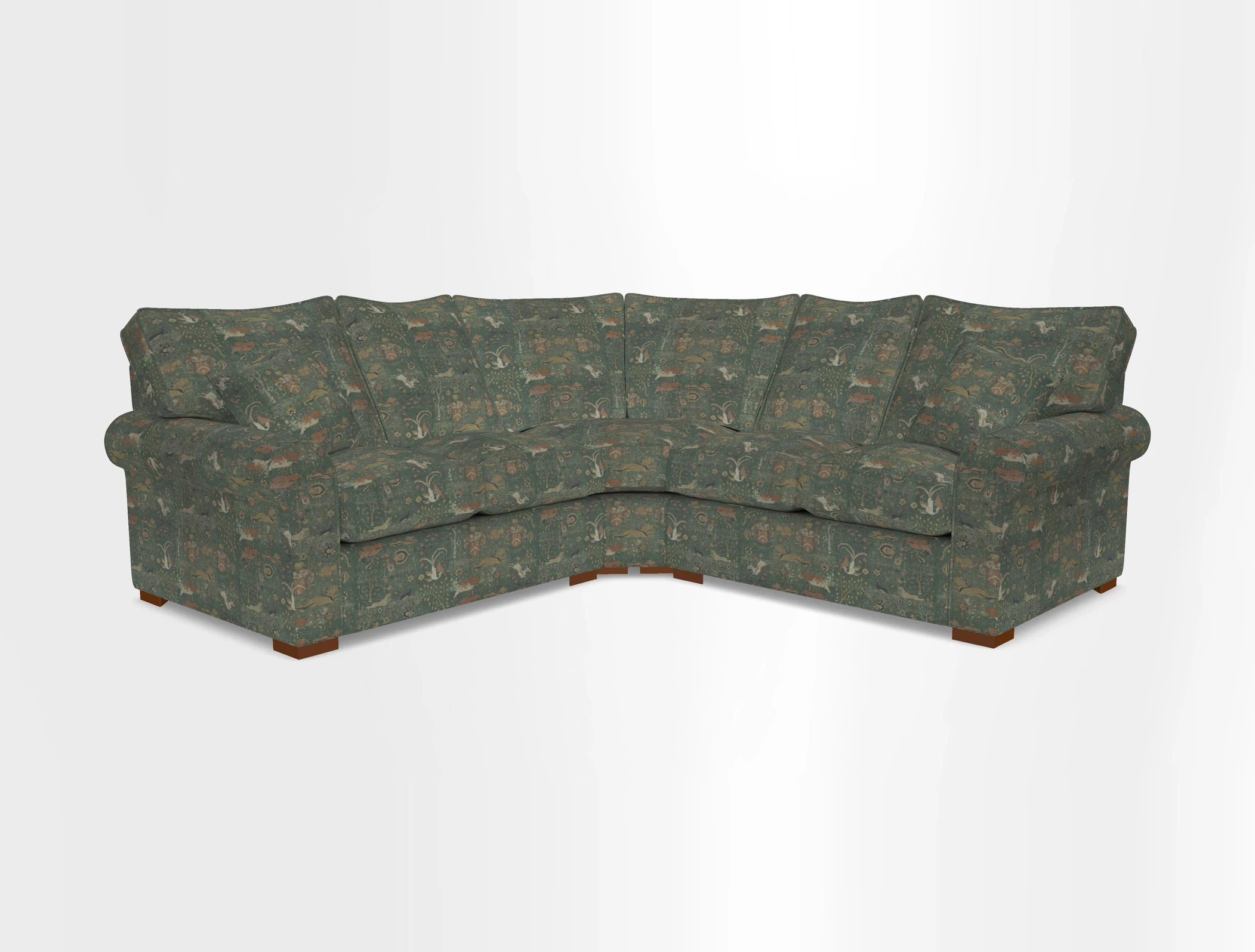 Upperton Corner Sofa RHF & LHF in Two Tone Plain Biscuit  - Loose cover option available