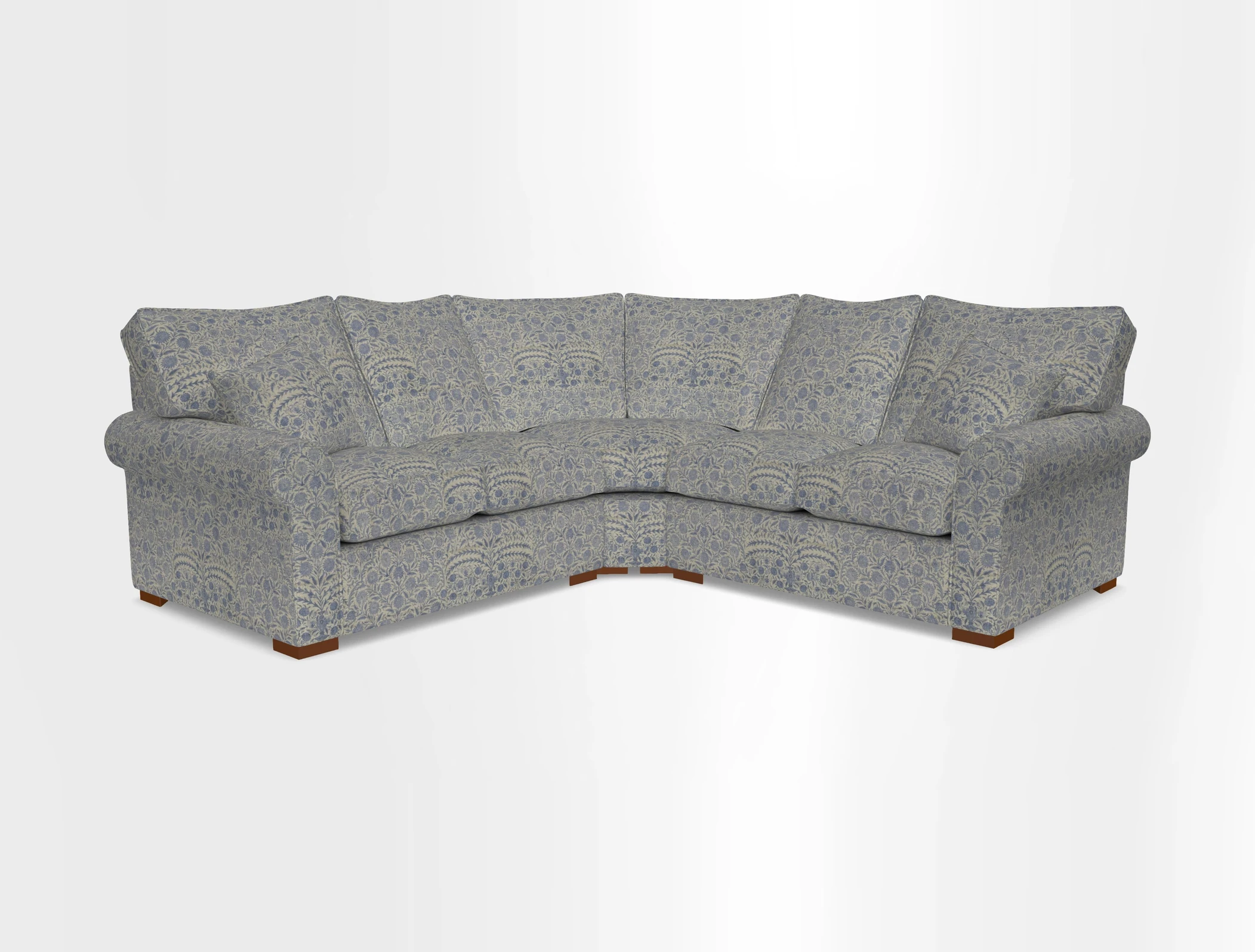 Upperton Corner Sofa RHF & LHF in Two Tone Plain Biscuit  - Loose cover option available