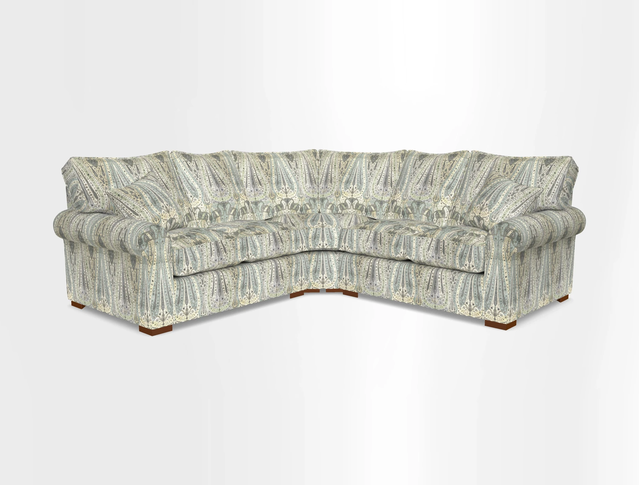 Upperton Corner Sofa RHF & LHF in Two Tone Plain Biscuit  - Loose cover option available