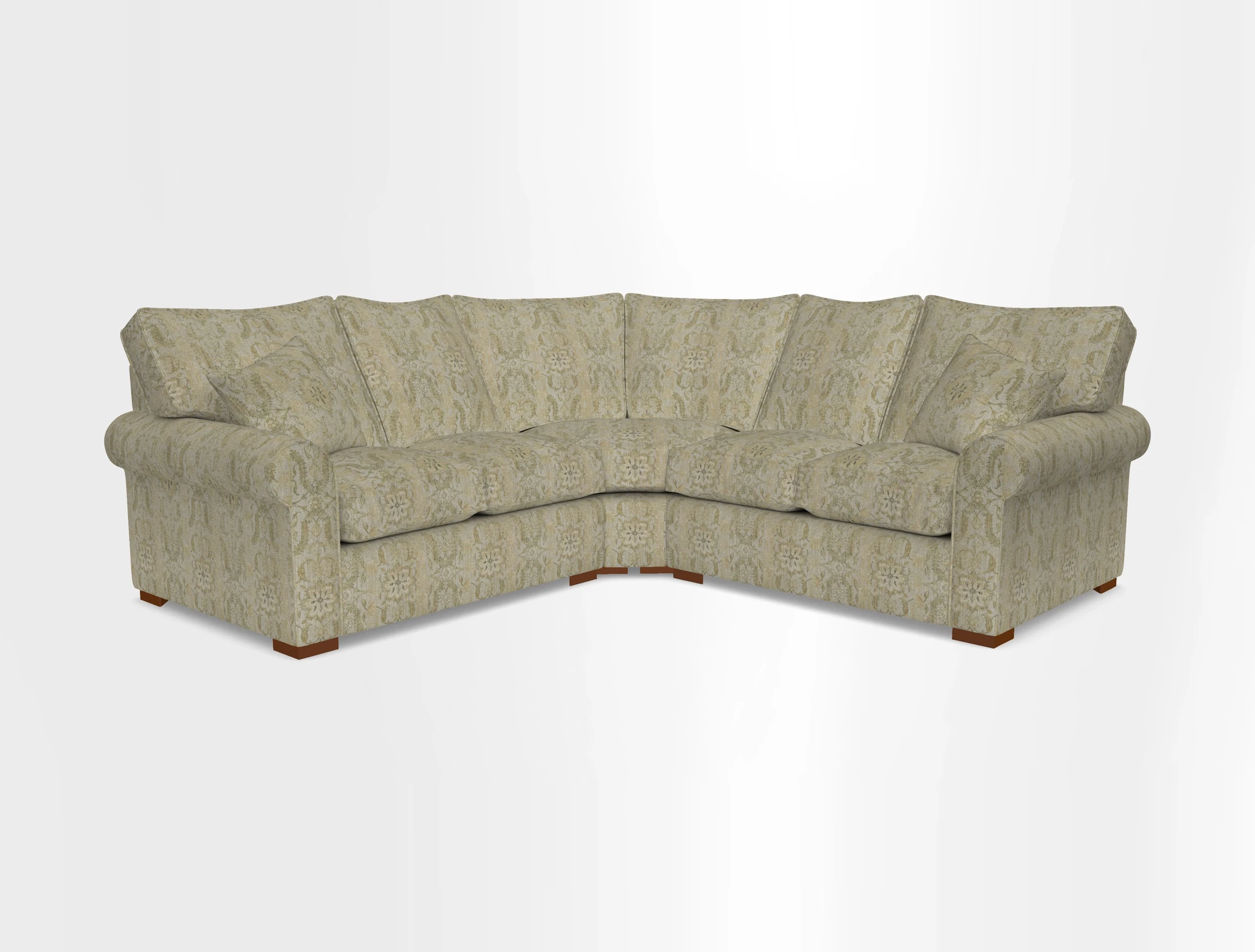 Upperton Corner Sofa RHF & LHF in Two Tone Plain Biscuit  - Loose cover option available