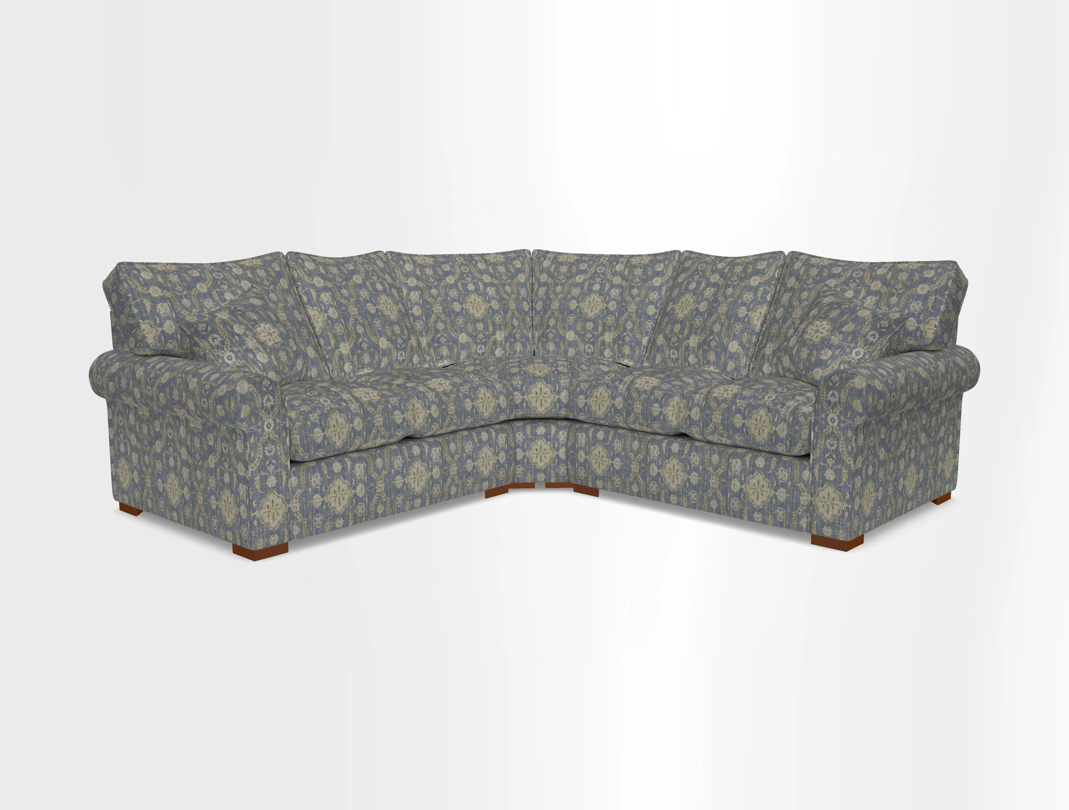 Upperton Corner Sofa RHF & LHF in Two Tone Plain Biscuit  - Loose cover option available
