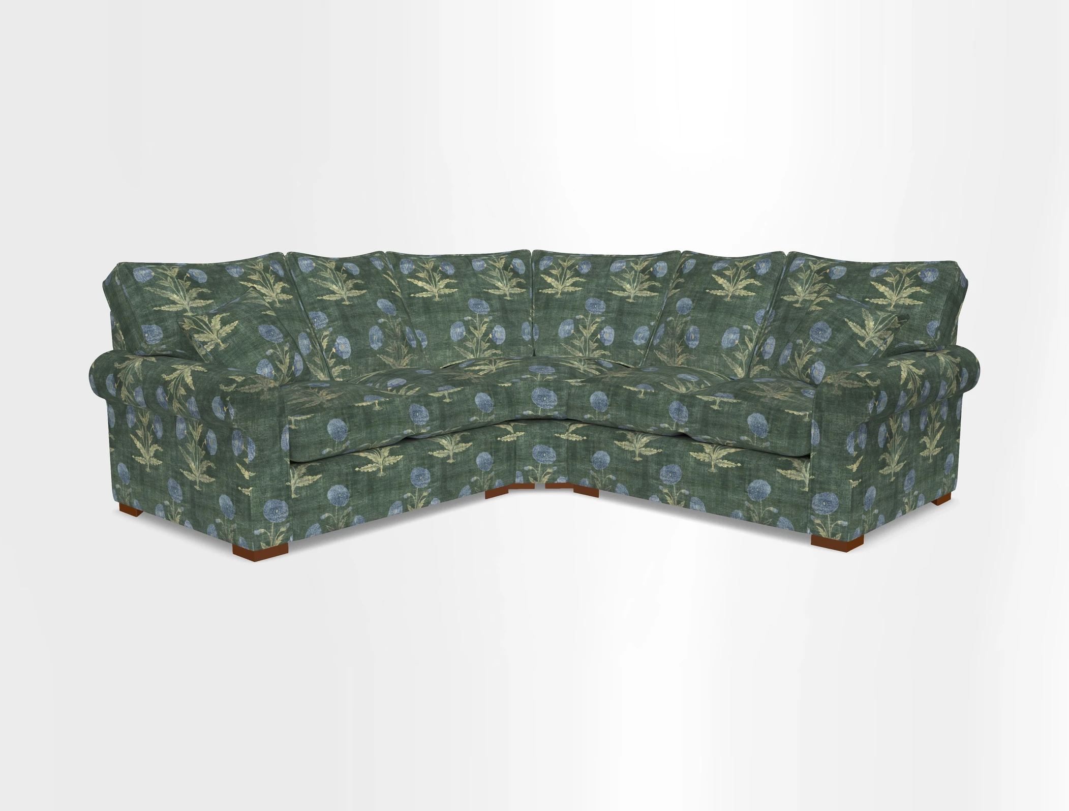 Upperton Corner Sofa RHF & LHF in Two Tone Plain Biscuit  - Loose cover option available