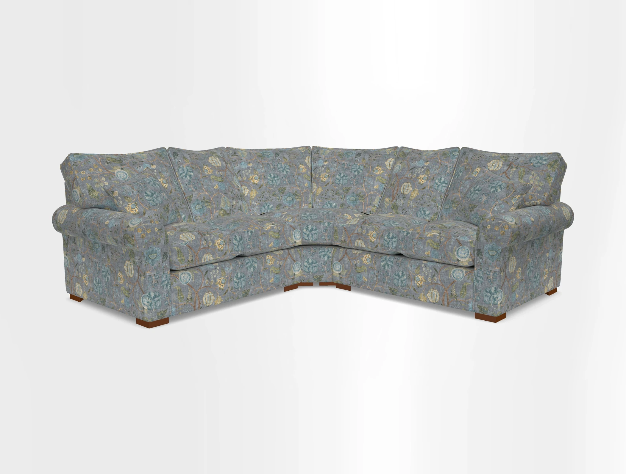Upperton Corner Sofa RHF & LHF in Two Tone Plain Biscuit  - Loose cover option available