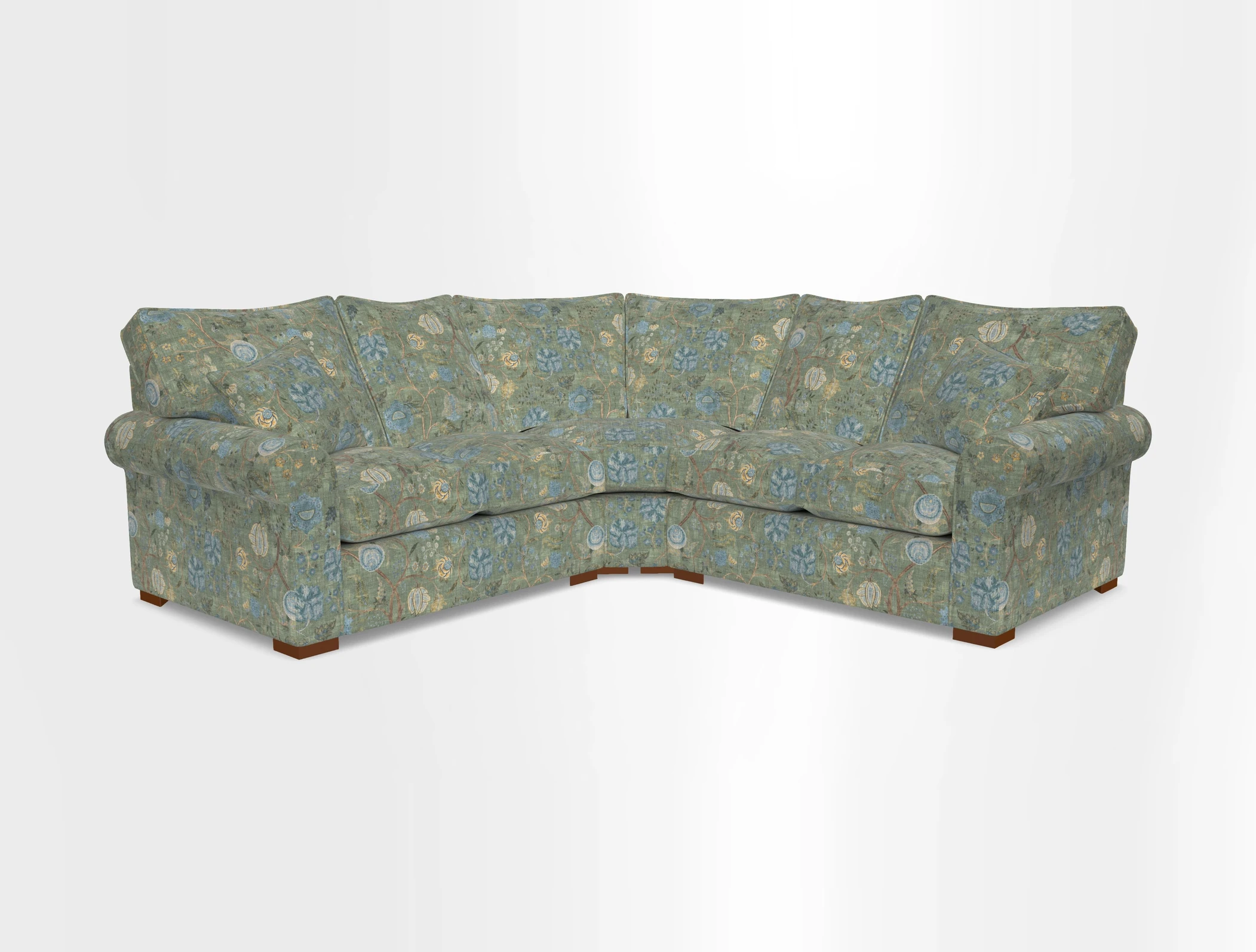 Upperton Corner Sofa RHF & LHF in Two Tone Plain Biscuit  - Loose cover option available