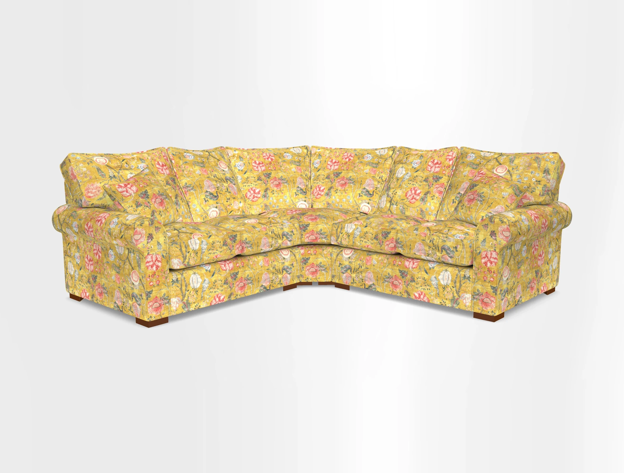 Upperton Corner Sofa RHF & LHF in Two Tone Plain Biscuit  - Loose cover option available