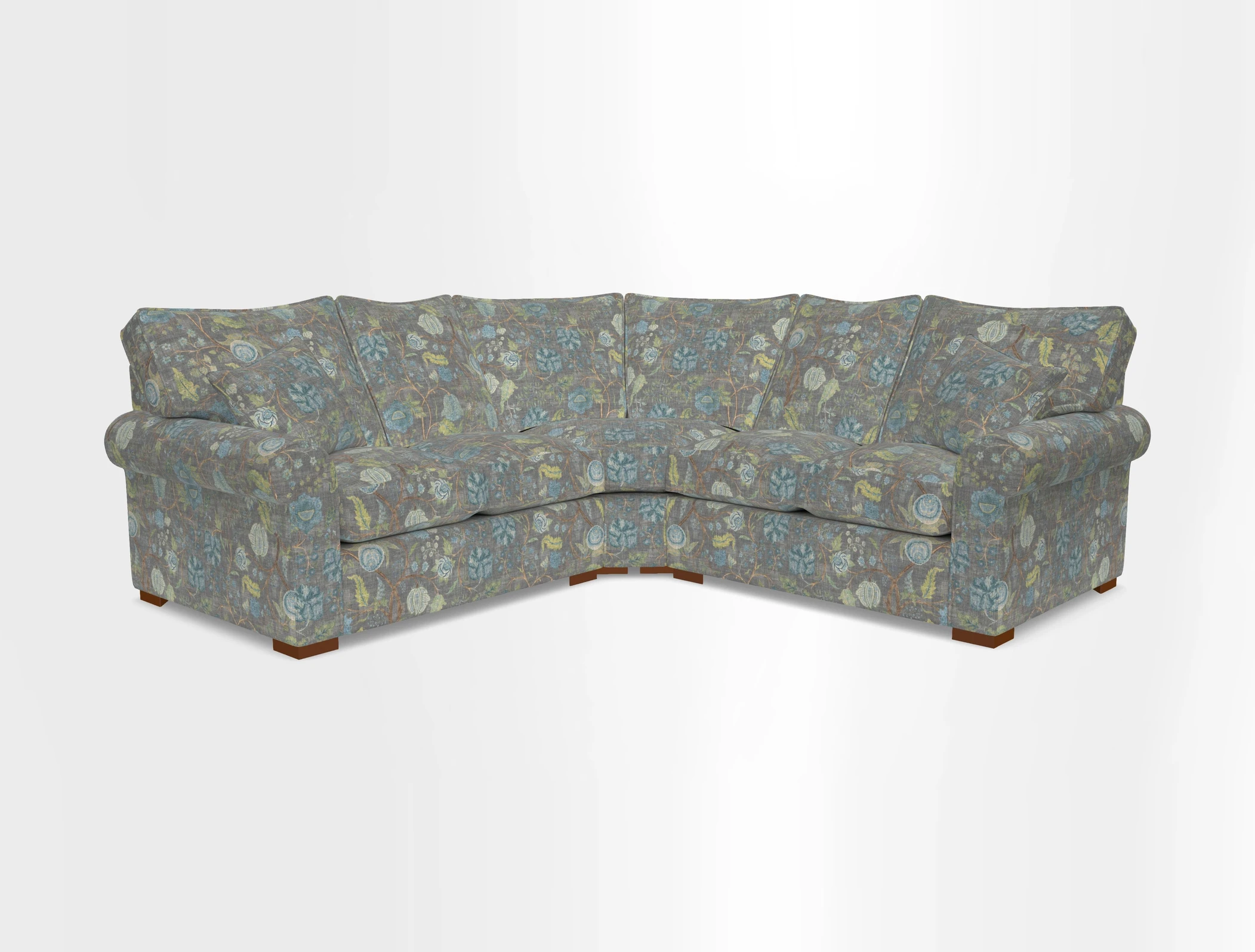 Upperton Corner Sofa RHF & LHF in Two Tone Plain Biscuit  - Loose cover option available
