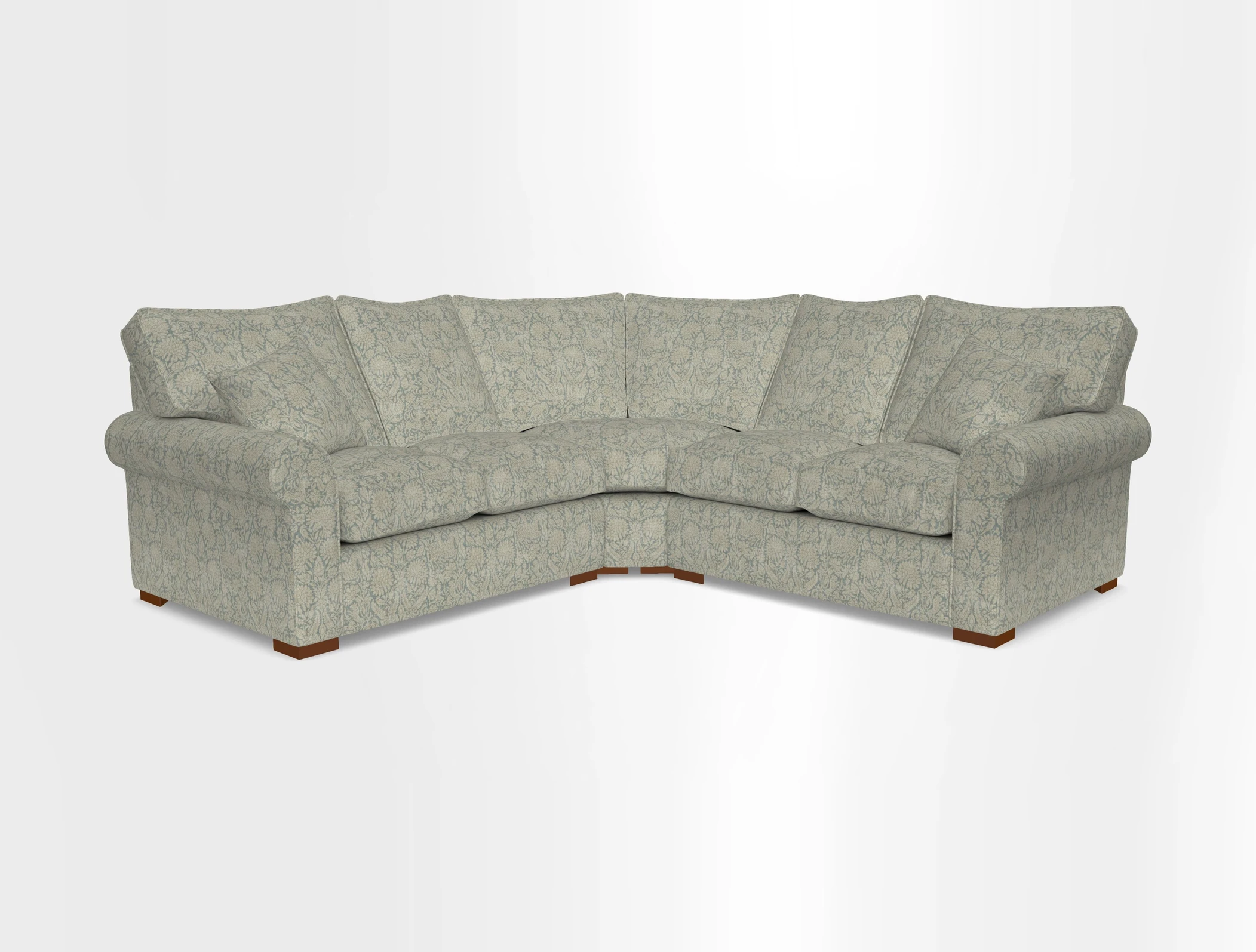 Upperton Corner Sofa RHF & LHF in Two Tone Plain Biscuit  - Loose cover option available