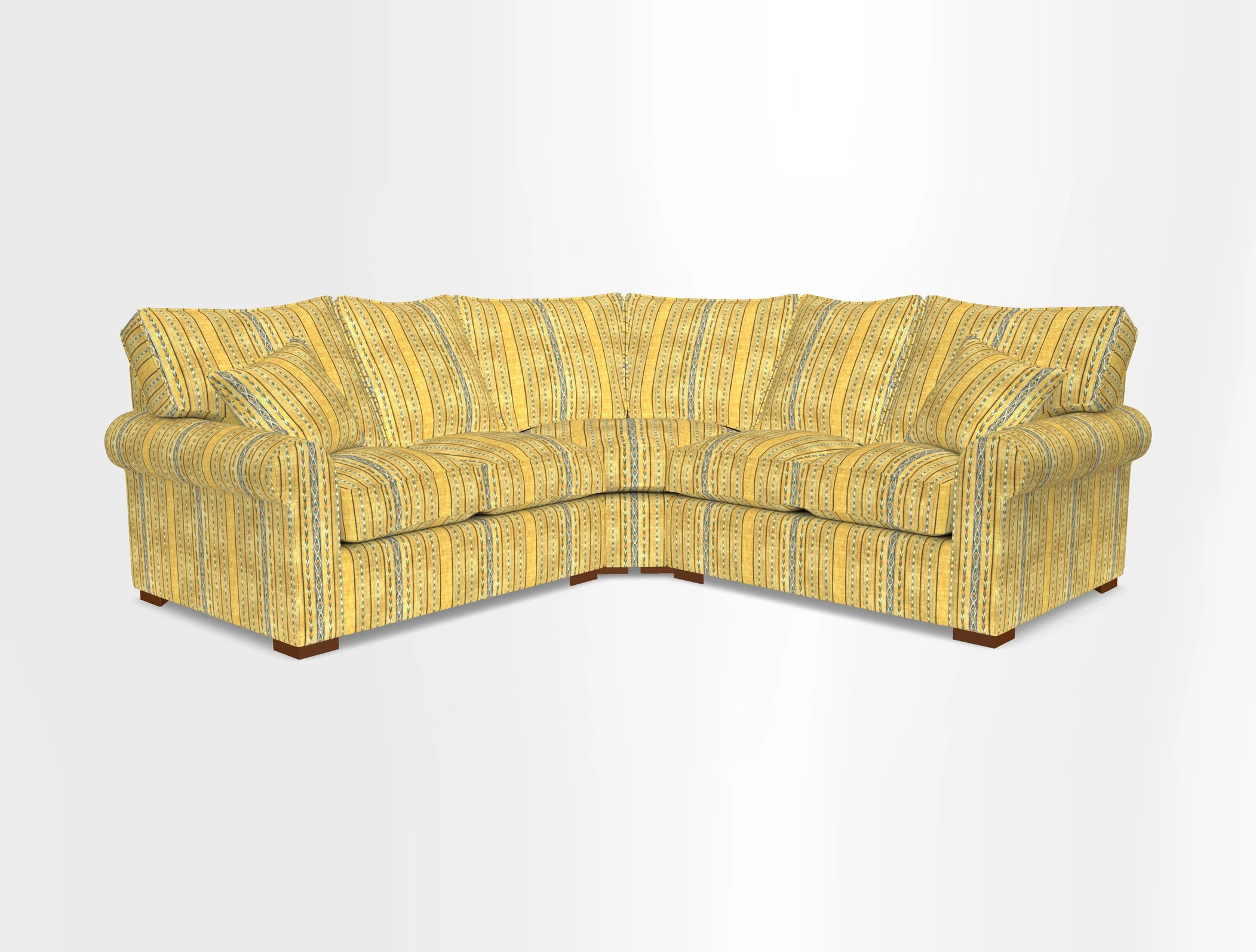 Upperton Corner Sofa RHF & LHF in Two Tone Plain Biscuit  - Loose cover option available