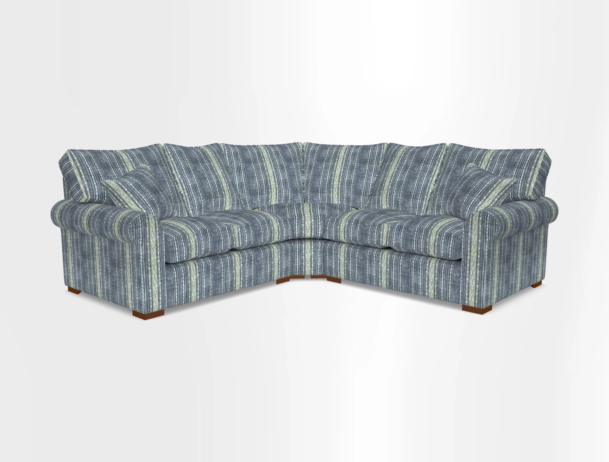 Upperton Corner Sofa RHF & LHF in Two Tone Plain Biscuit  - Loose cover option available
