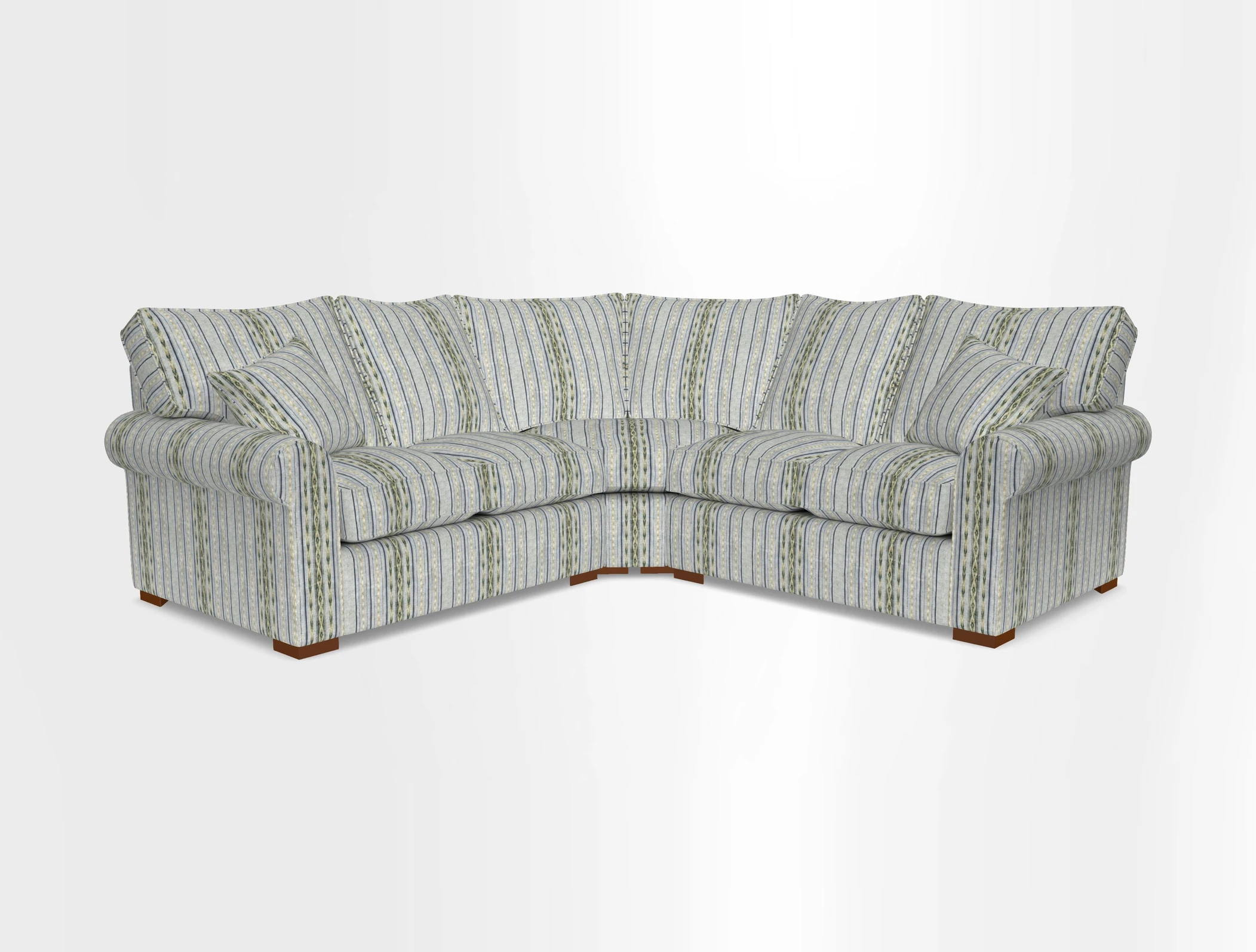 Upperton Corner Sofa RHF & LHF in Two Tone Plain Biscuit  - Loose cover option available