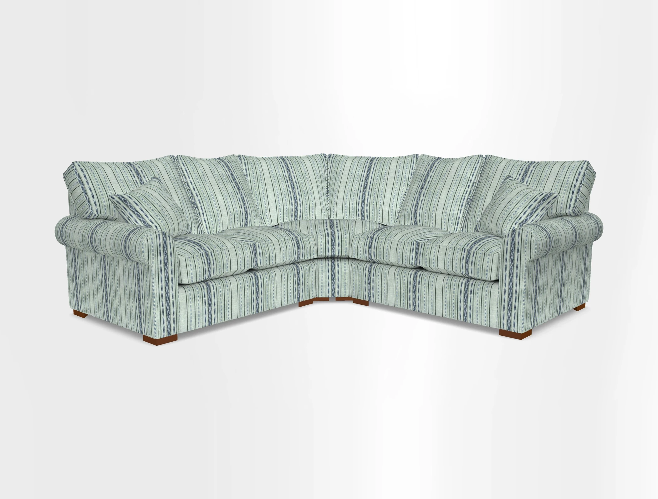 Upperton Corner Sofa RHF & LHF in Two Tone Plain Biscuit  - Loose cover option available