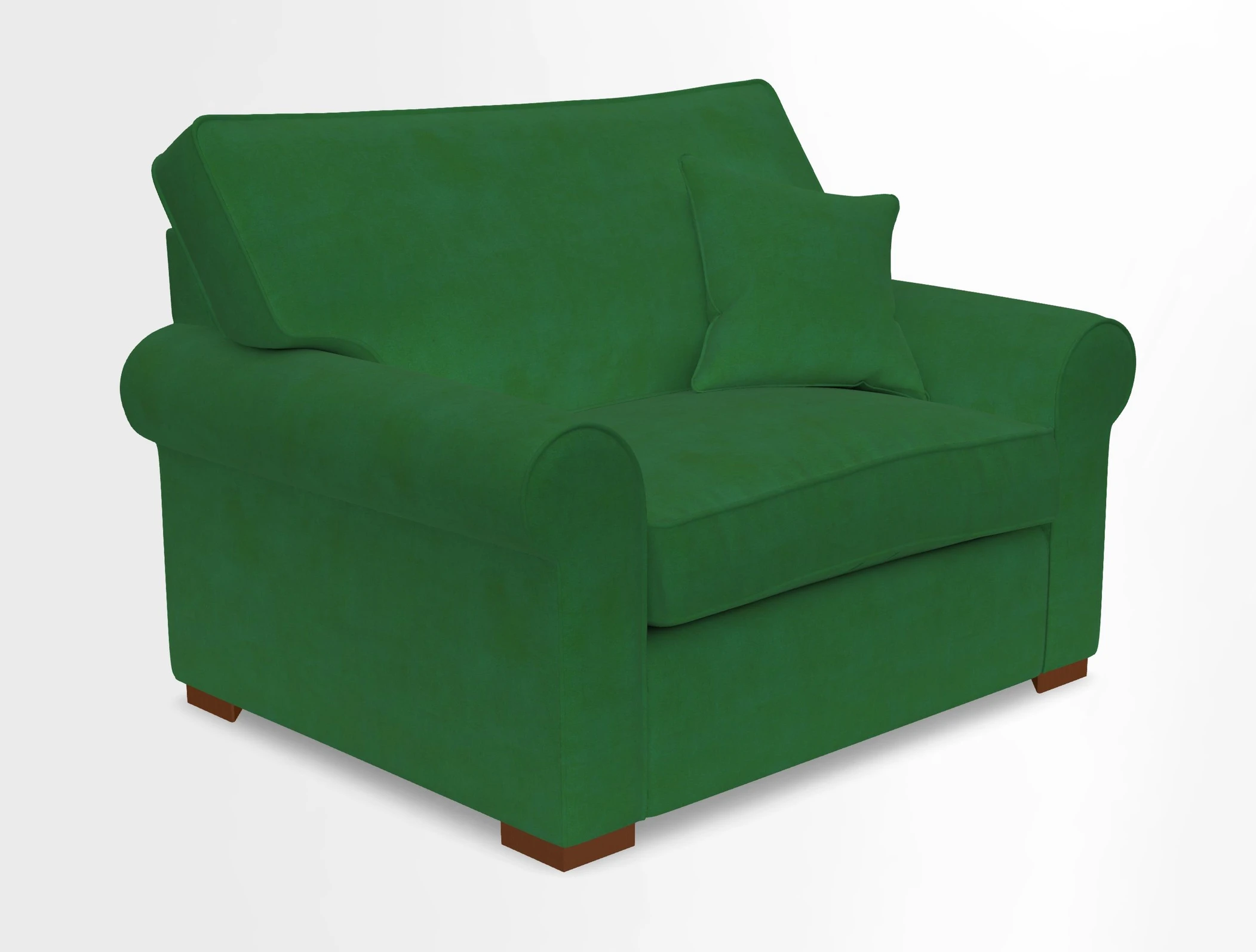 Upperton Snuggler Loose Cover in Two Tone Plain Biscuit - Loose cover option available