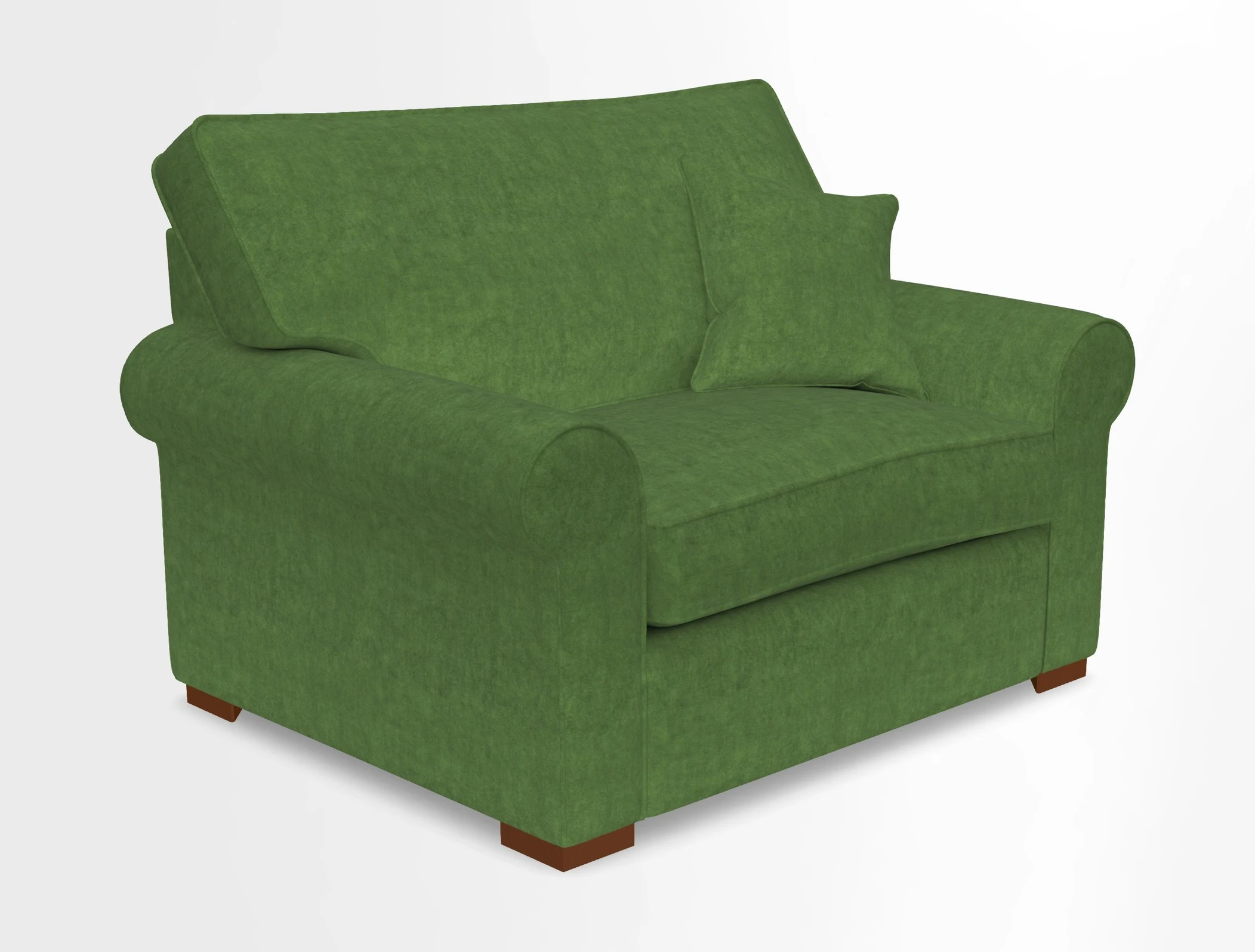 Upperton Snuggler Loose Cover in Two Tone Plain Biscuit - Loose cover option available