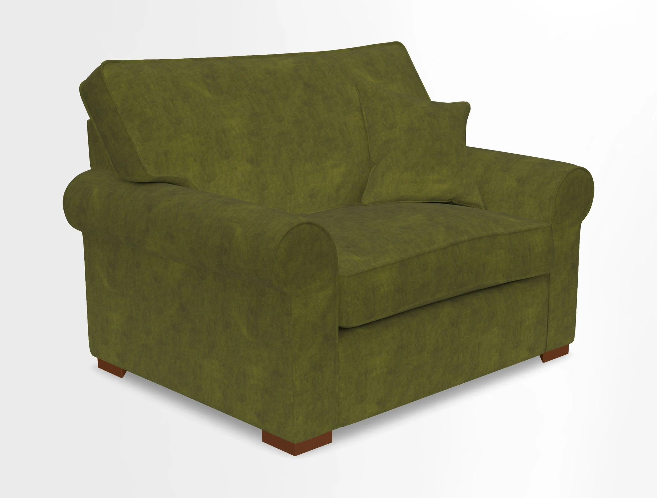 Upperton Snuggler Loose Cover in Two Tone Plain Biscuit - Loose cover option available