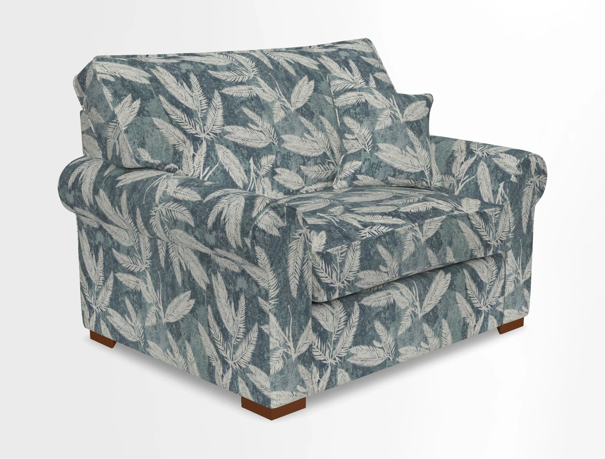 Upperton Snuggler Loose Cover in Two Tone Plain Biscuit - Loose cover option available